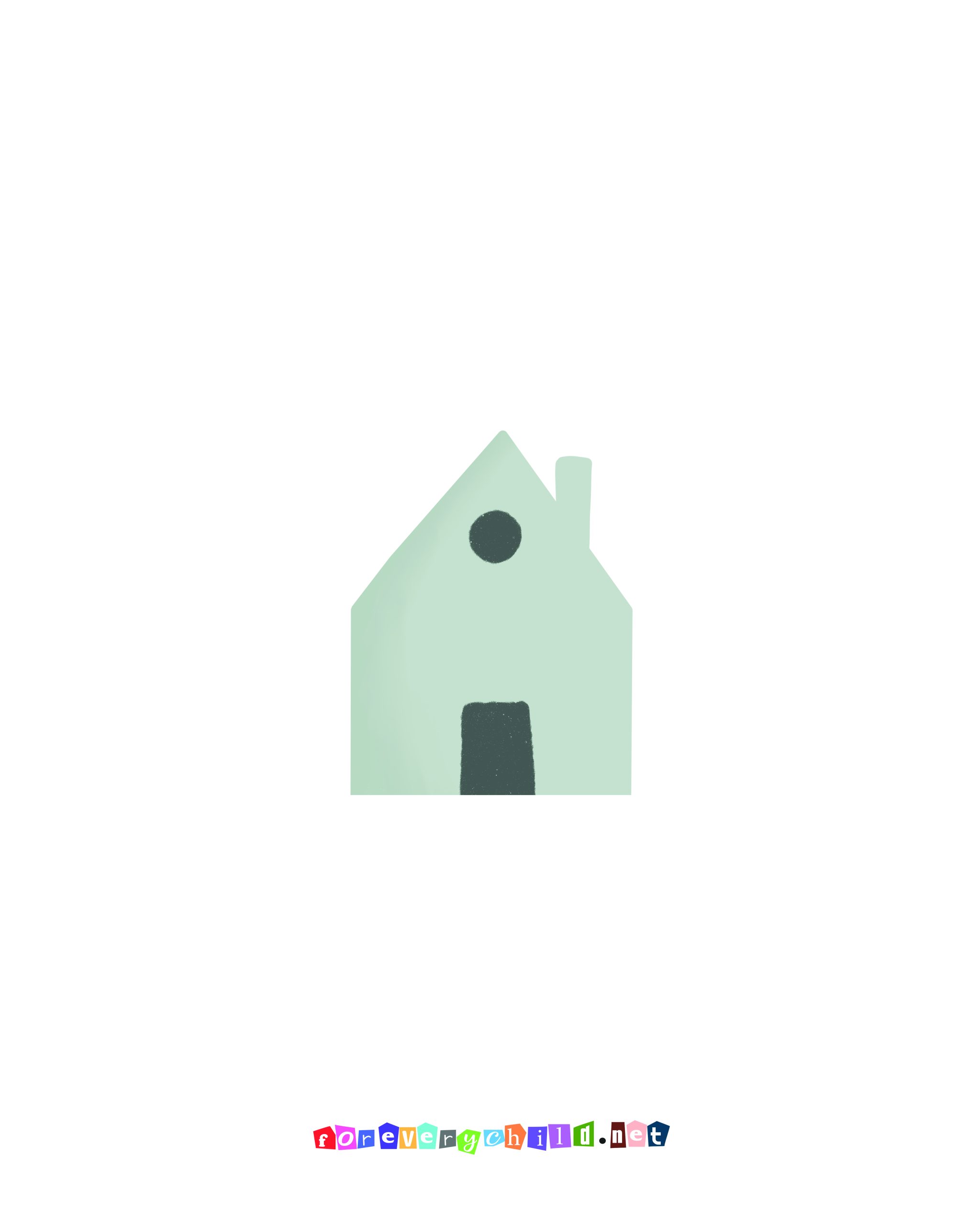 Nursery House Poster 16×20