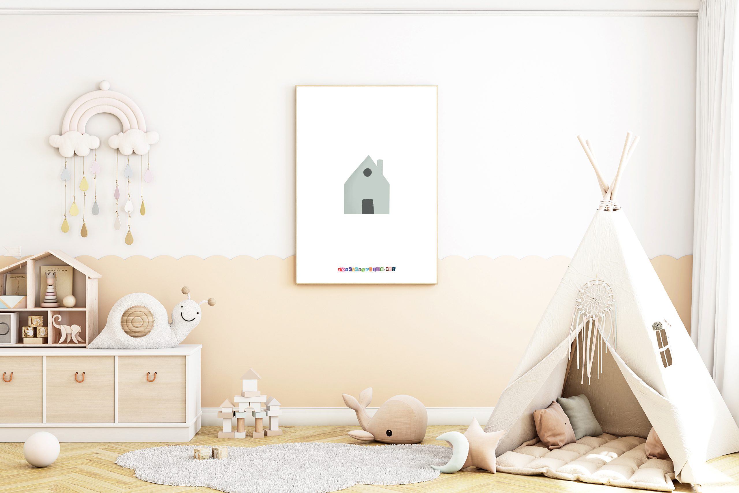 Nursery House Poster 16×20
