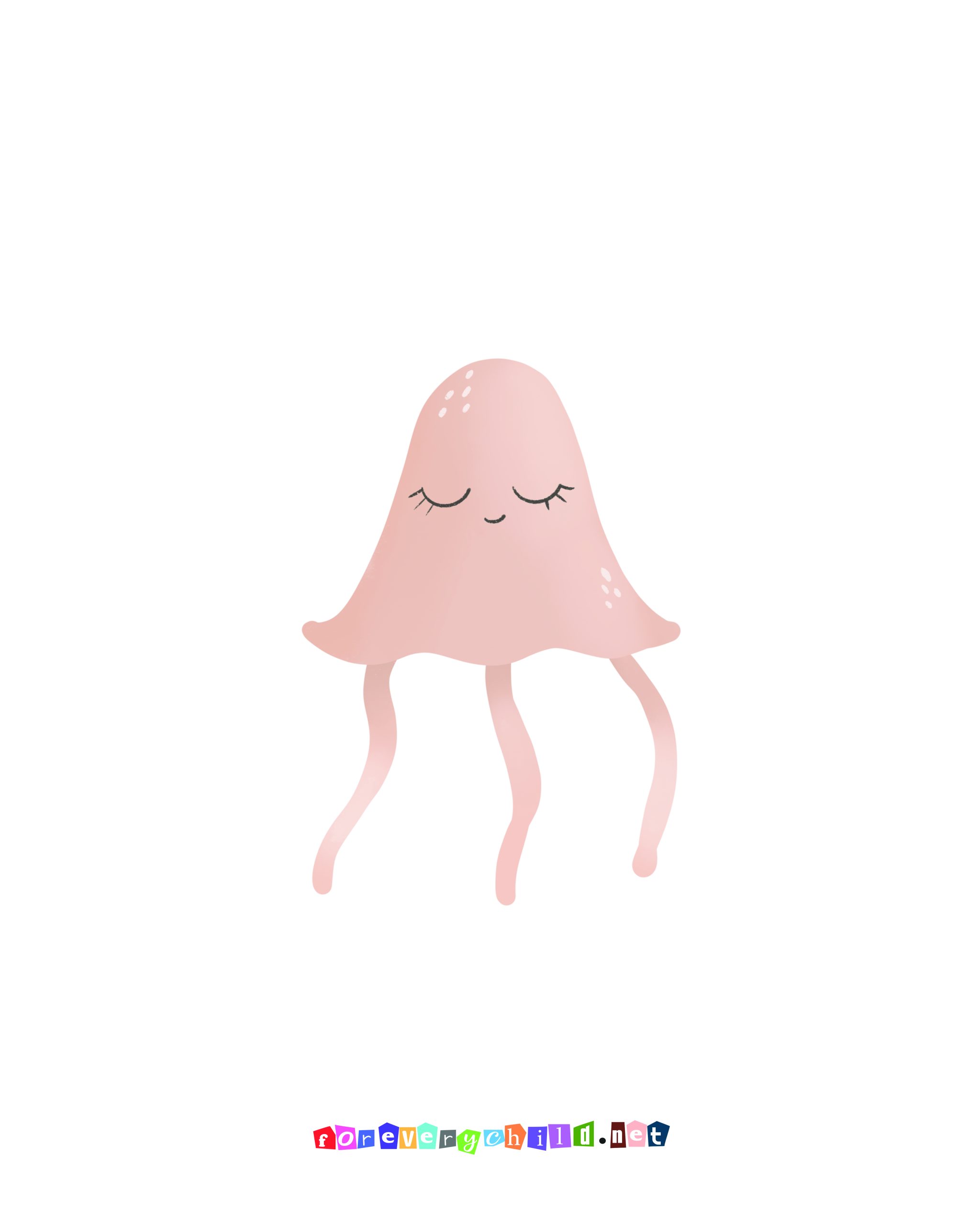 Nursery Jellyfish Poster 16×20