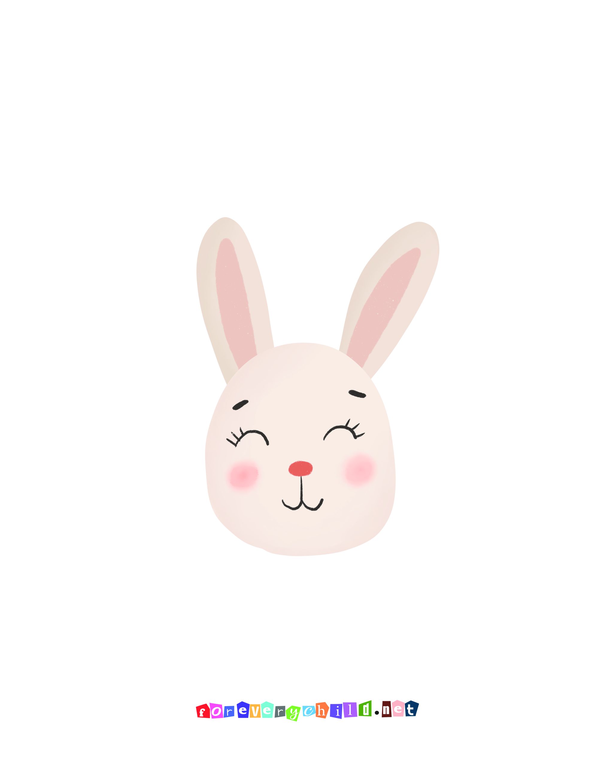 Nursery Rabbit Poster 16×20