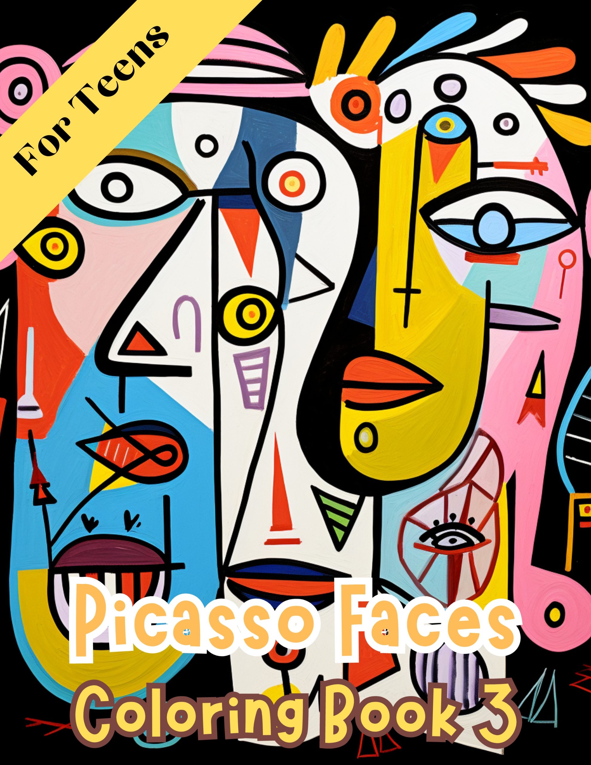 Picasso Faces Coloring Book 3 – for Teens