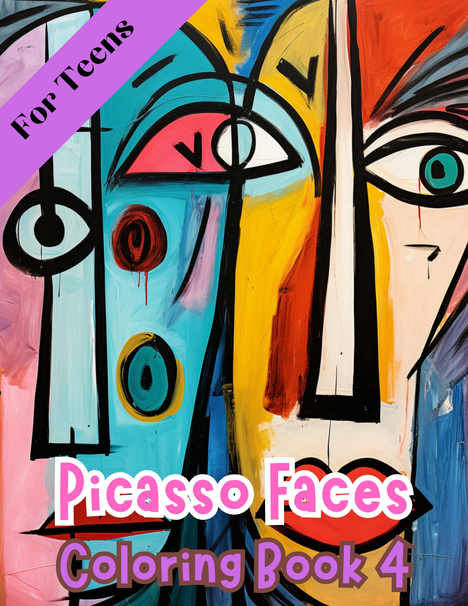 Picasso Faces Coloring Book 4 – for Teens
