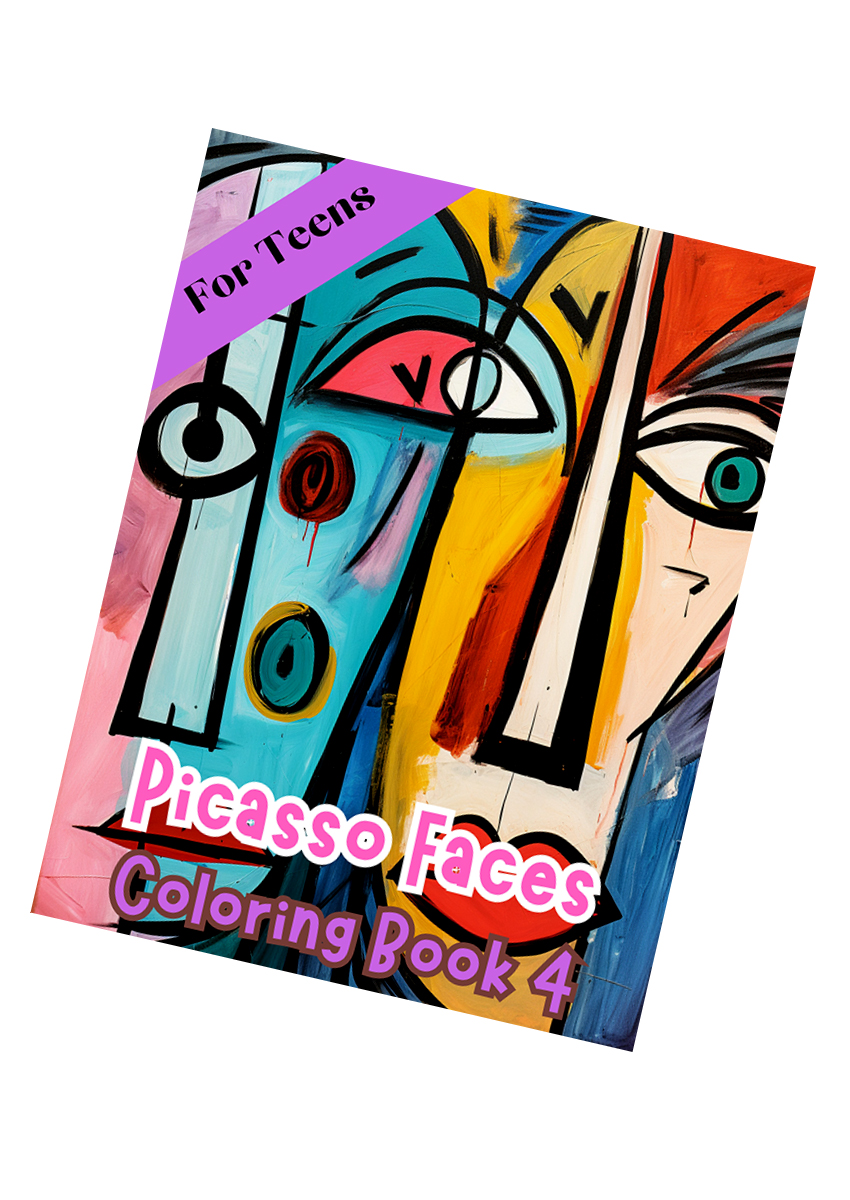 Picasso Faces Coloring Book 4 – for Teens