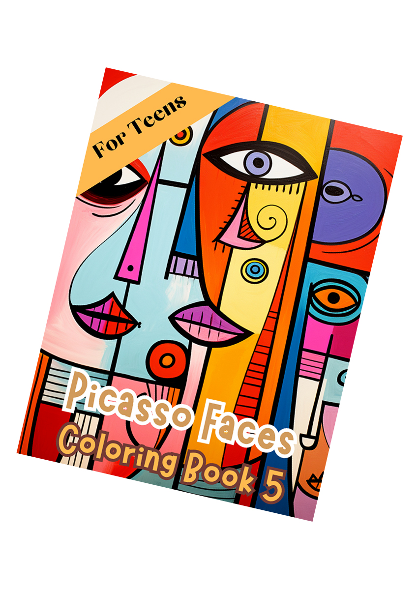 Picasso Faces Coloring Book 5 – for Teens