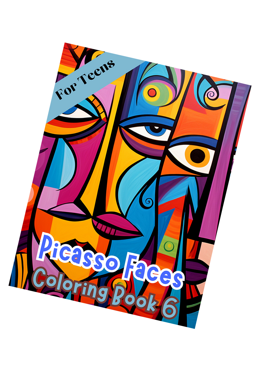 Picasso Faces Coloring Book 6 – for Teens