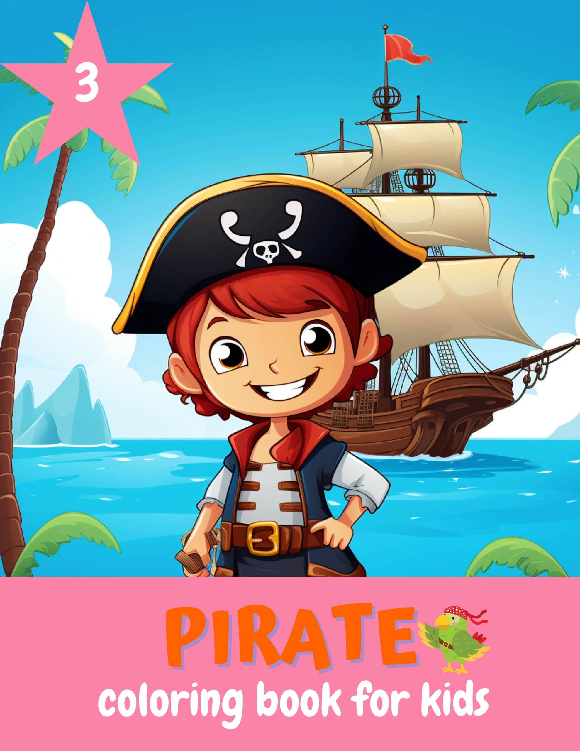 Pirate Coloring Book for Kids 3