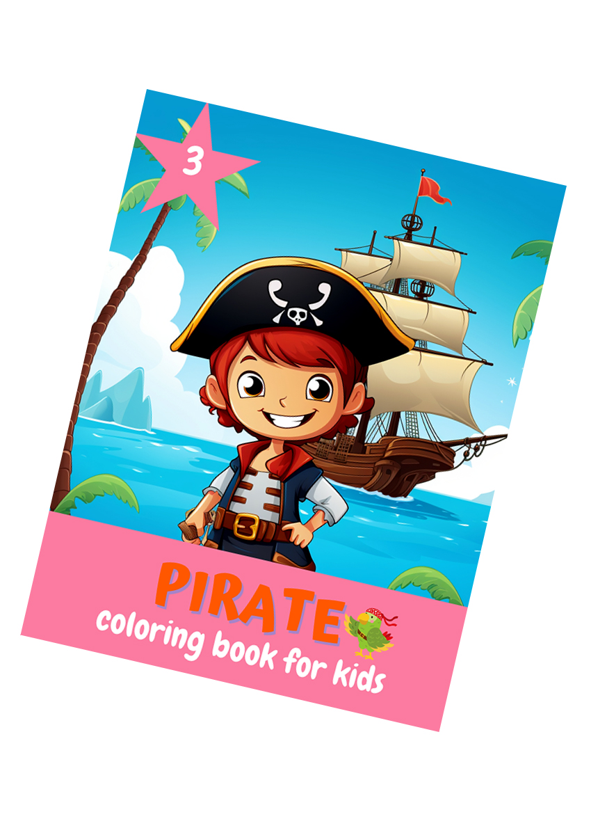 Pirate Coloring Book for Kids 3