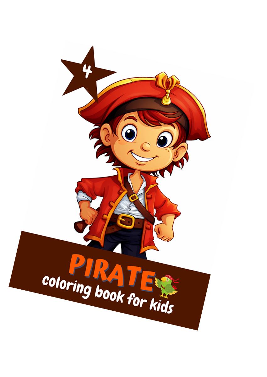 Pirate Coloring Book for Kids 4