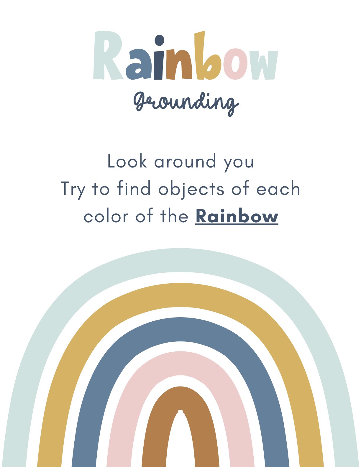 Rainbow Grounding Poster