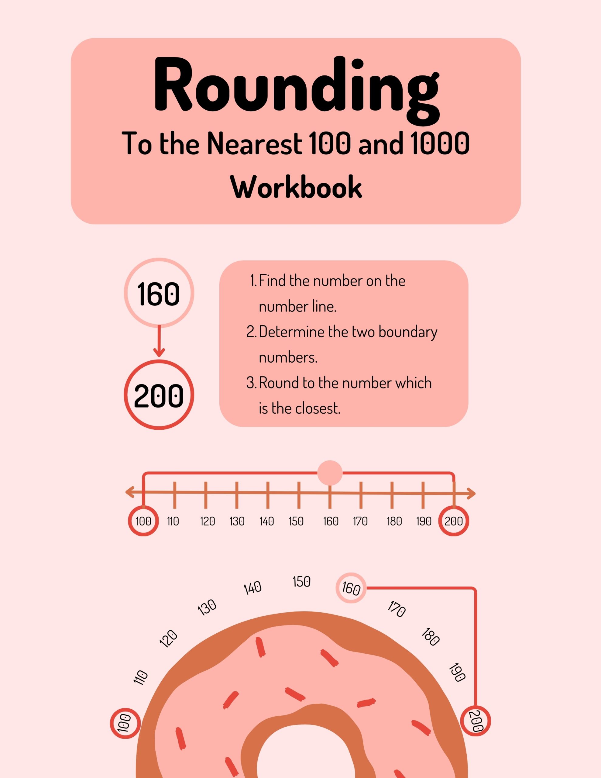 Rounding to the Nearest 100 and 1000 Workbook