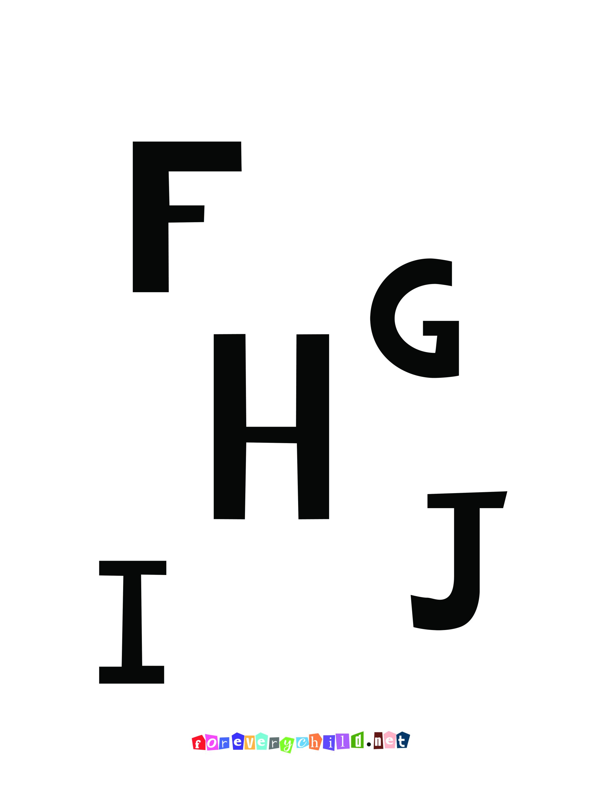 Scandinavian Alphabet Poster 2 18×24