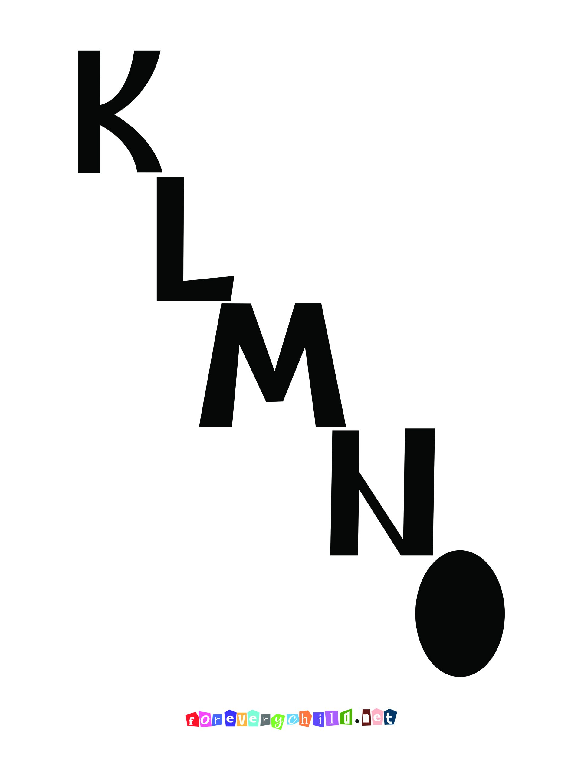 Scandinavian Alphabet Poster 3 18×24