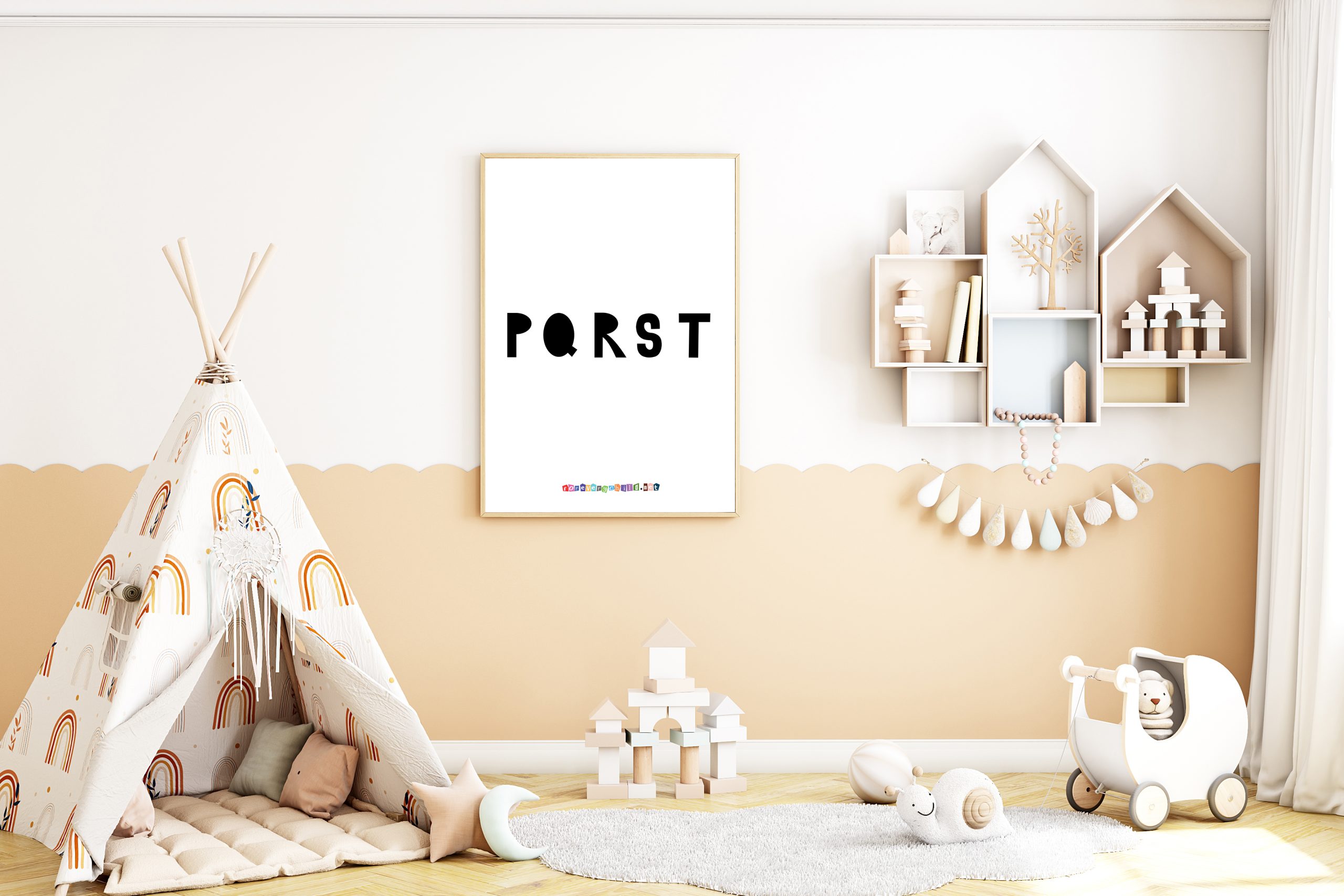 Scandinavian Alphabet Poster 4 18×24