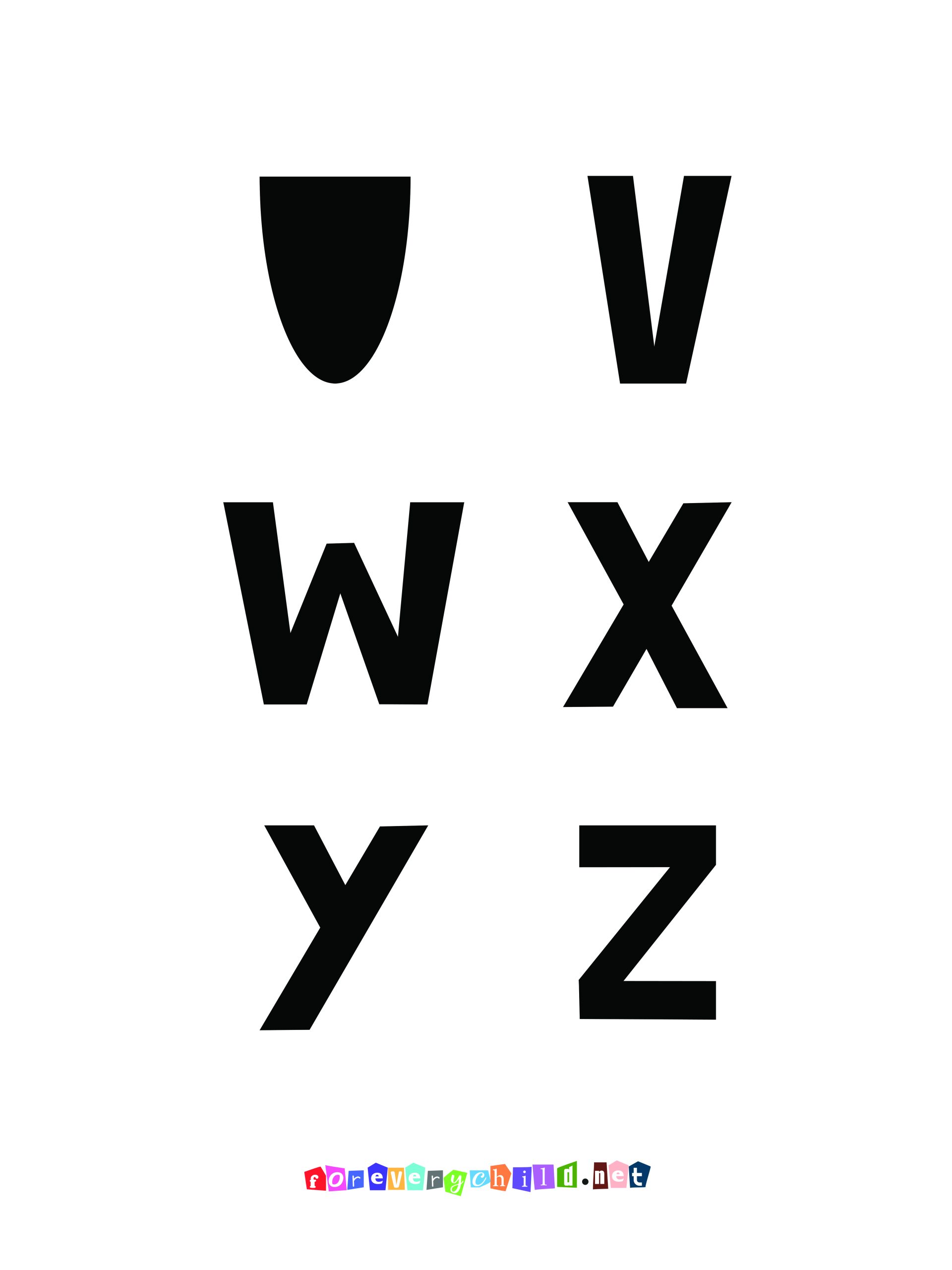 Scandinavian Alphabet Poster 5 18×24