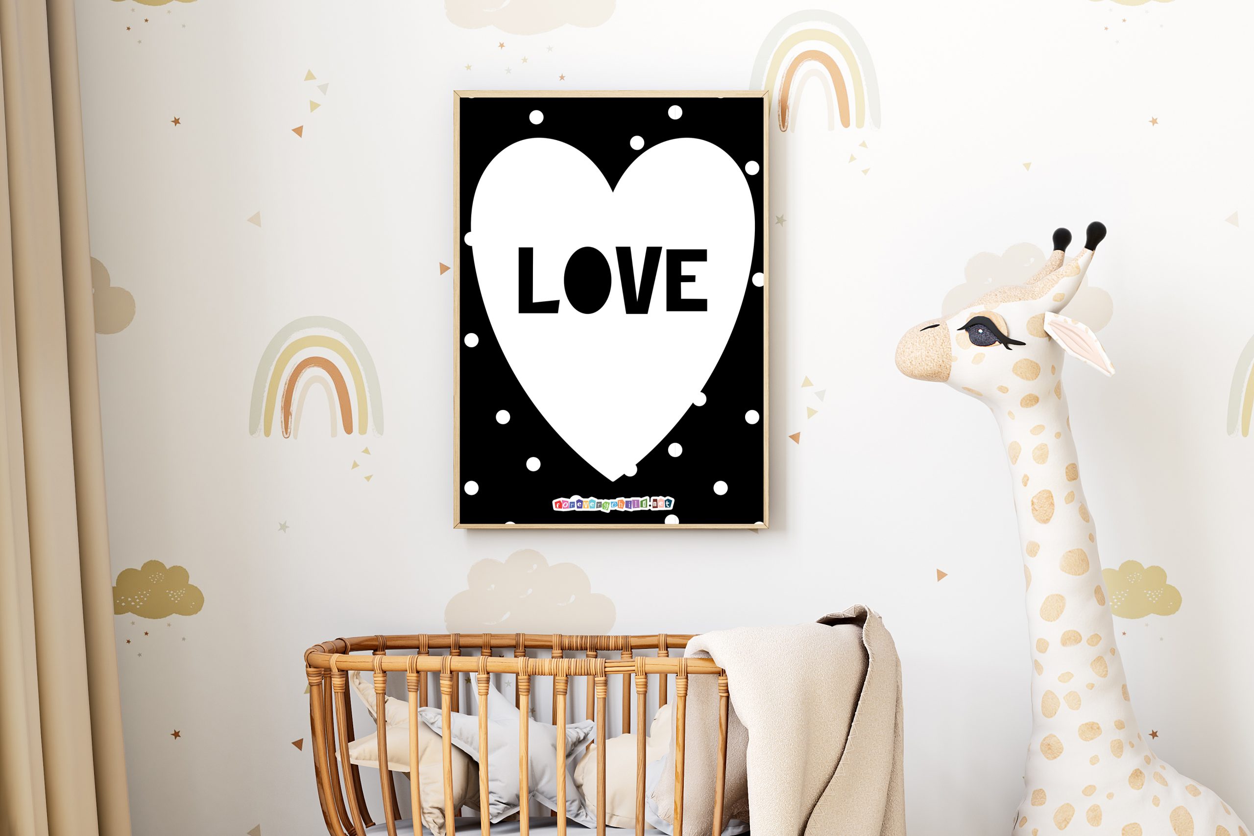 Scandinavian Love Poster 18×24