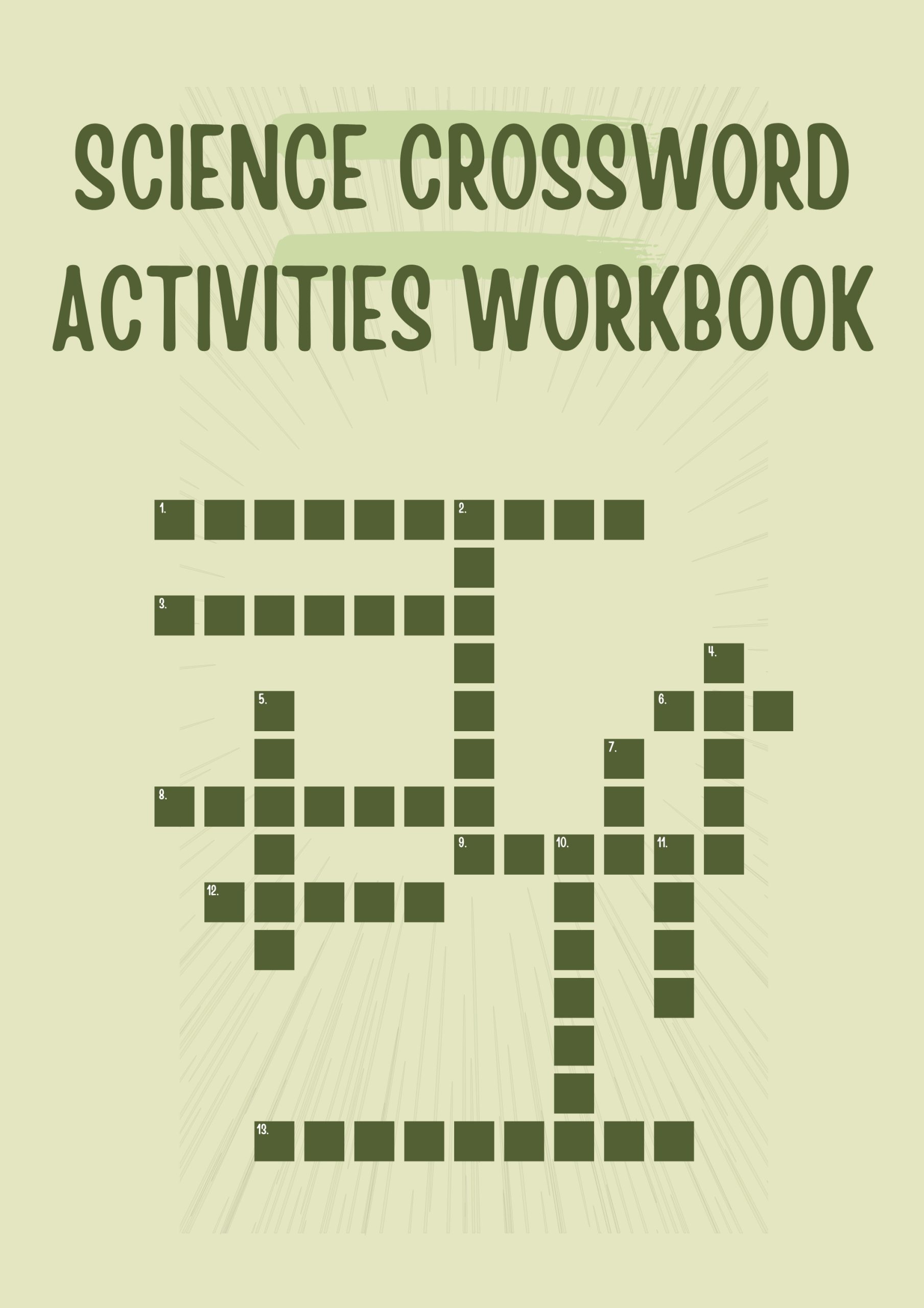 Science Crossword Activities Workbook