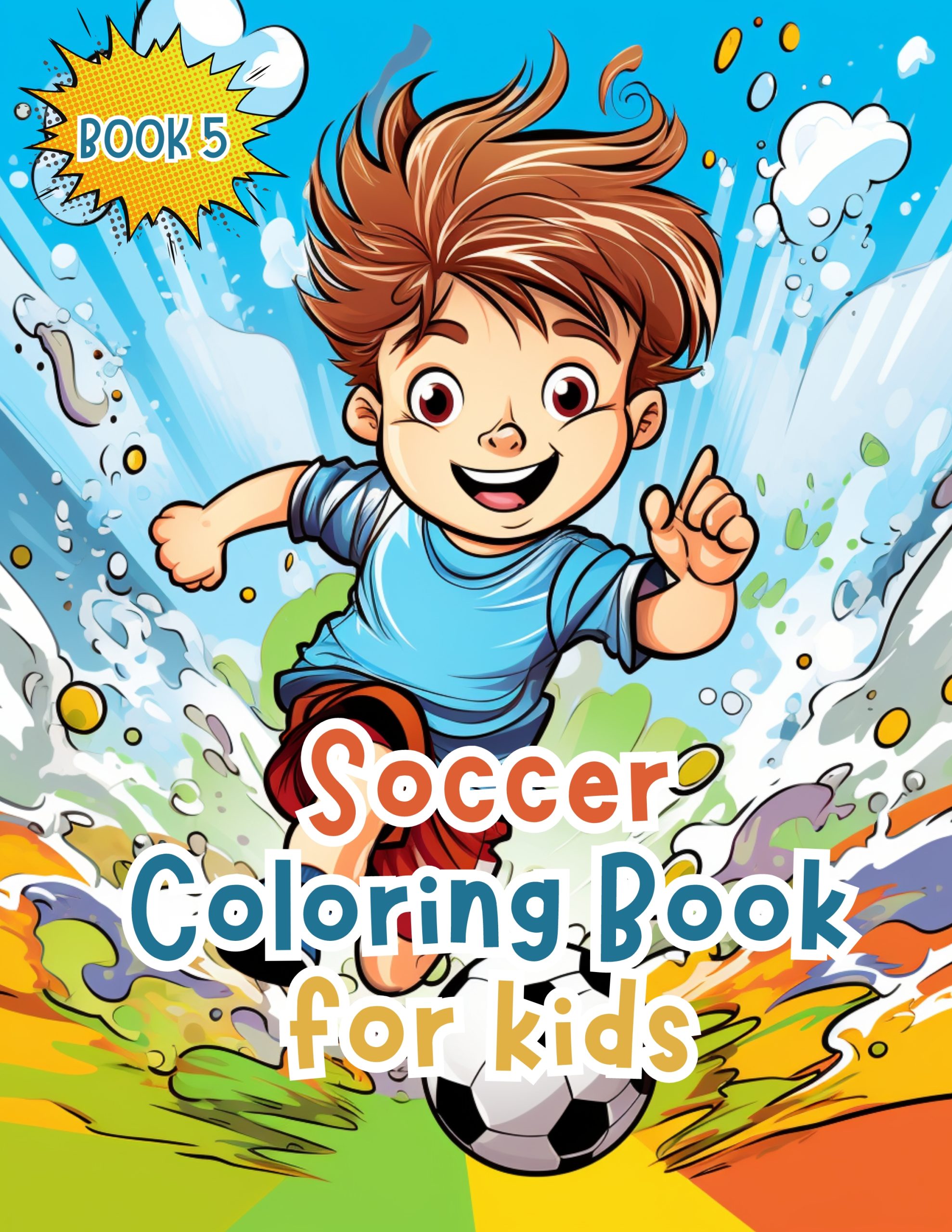 Soccer Coloring Book for Kids 5