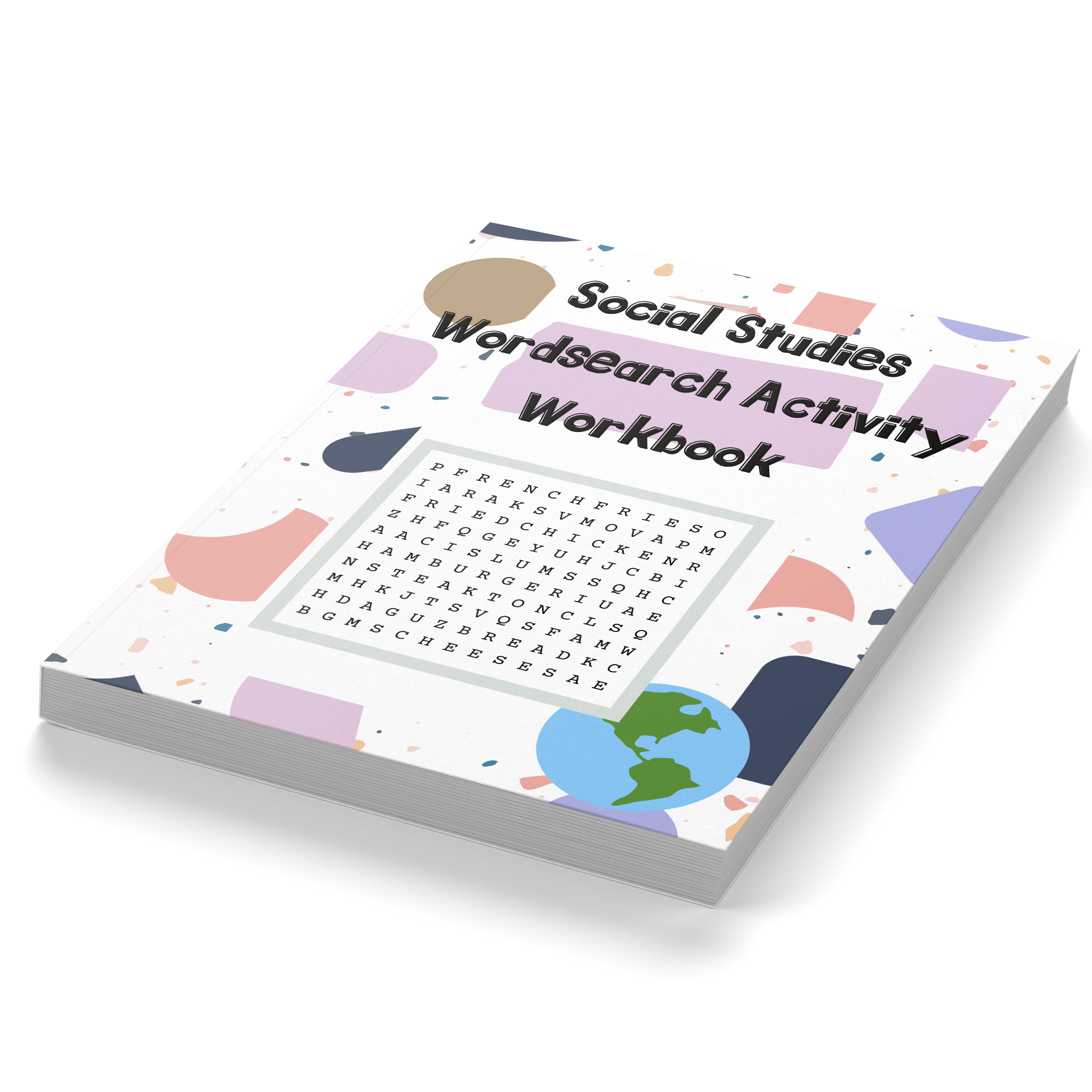 Social Studies Wordsearch Activity Workbook