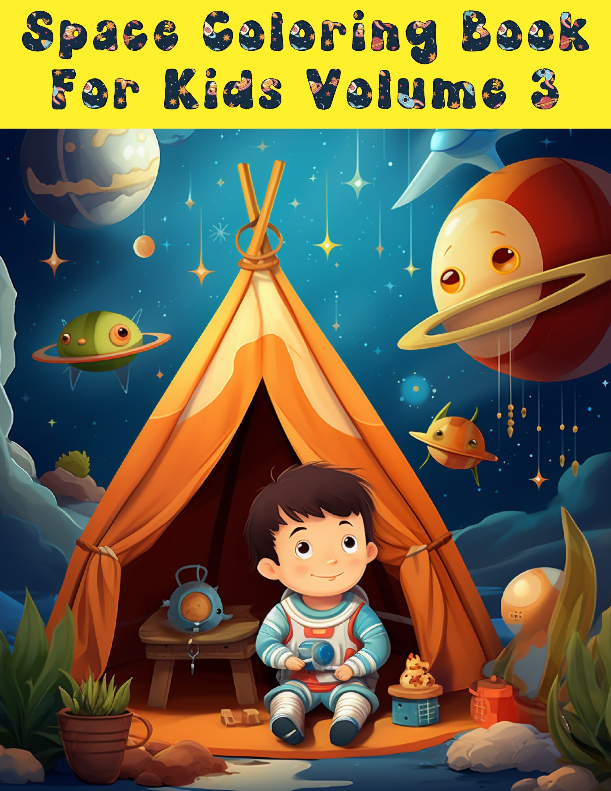 Space Coloring Book For Kids Volume 3