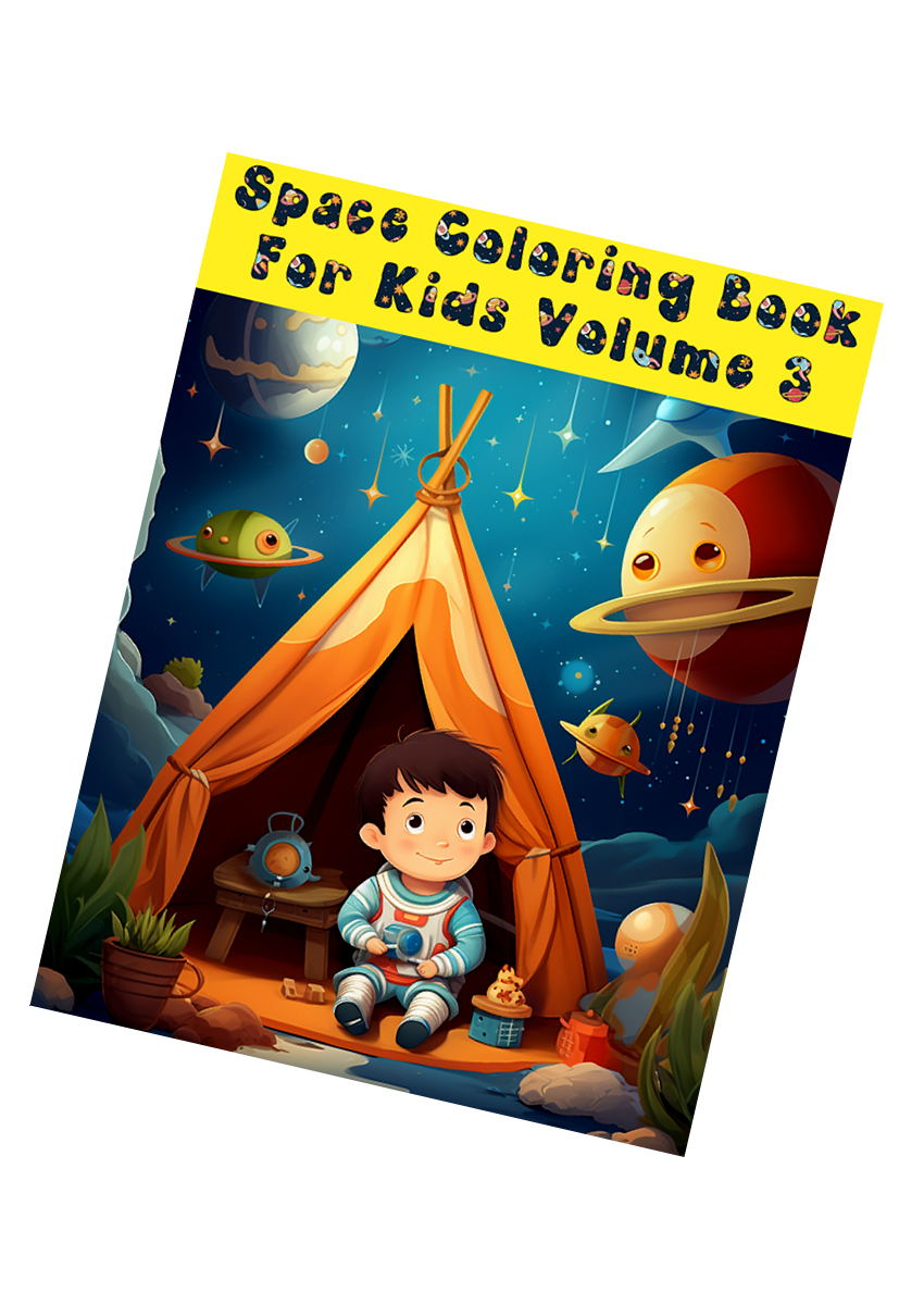 Space Coloring Book For Kids Volume 3