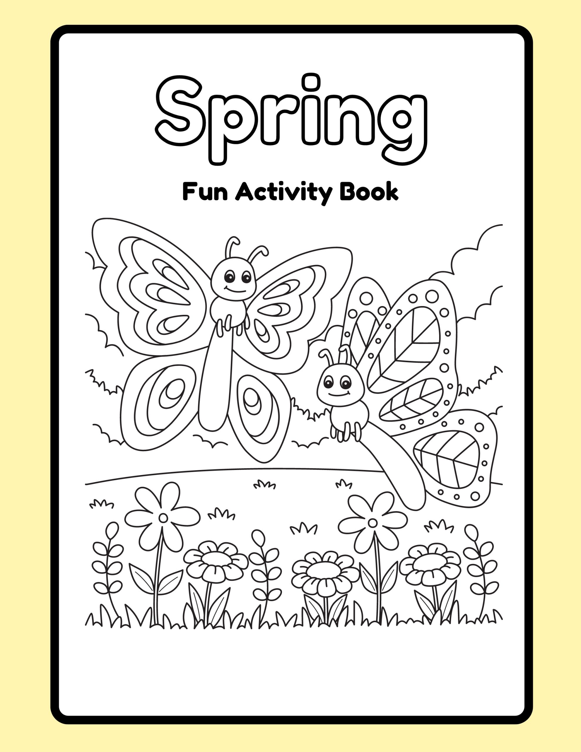 Spring Fun Activity Book