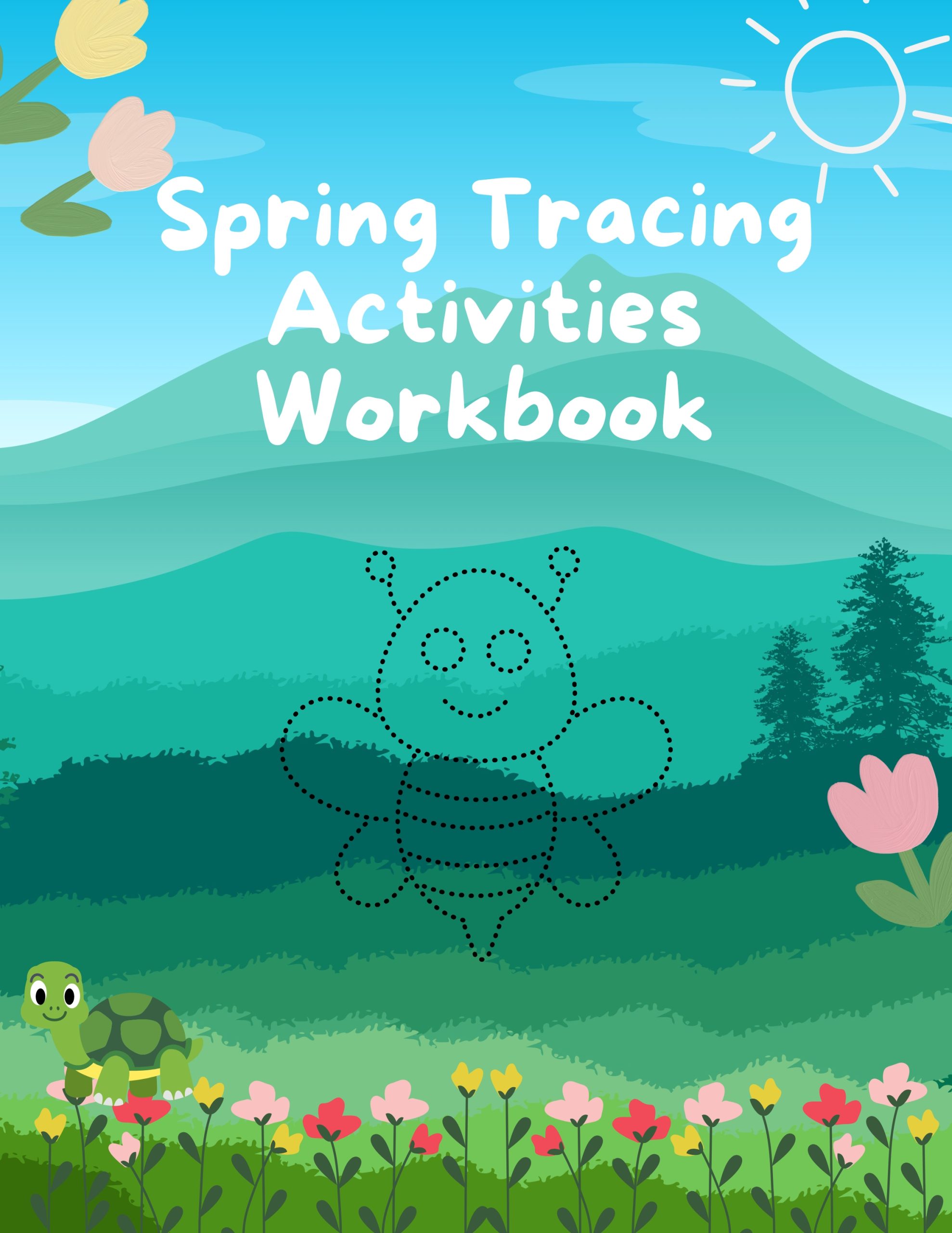 Spring Tracing Activities Workbook