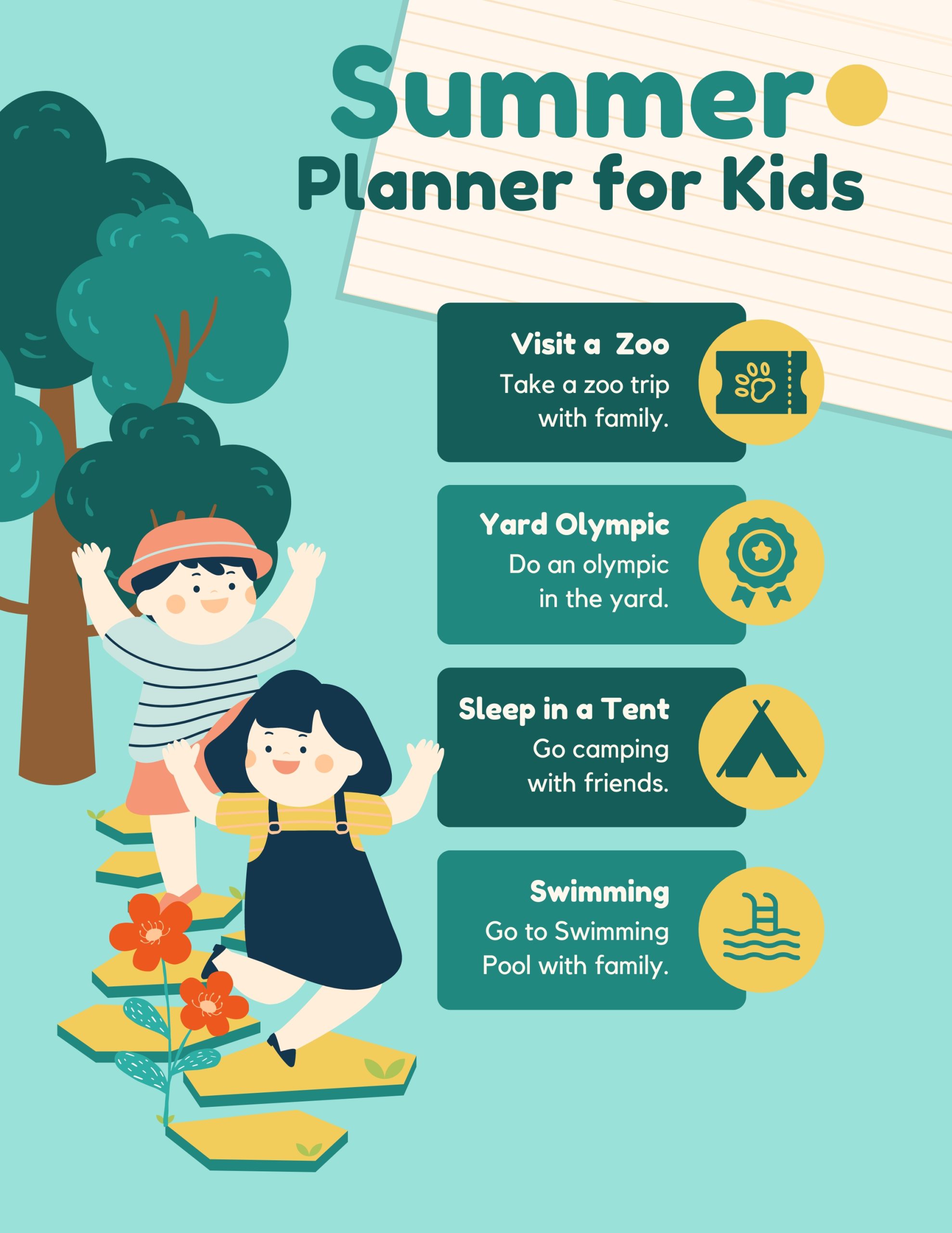 Summer Planner for Kids D