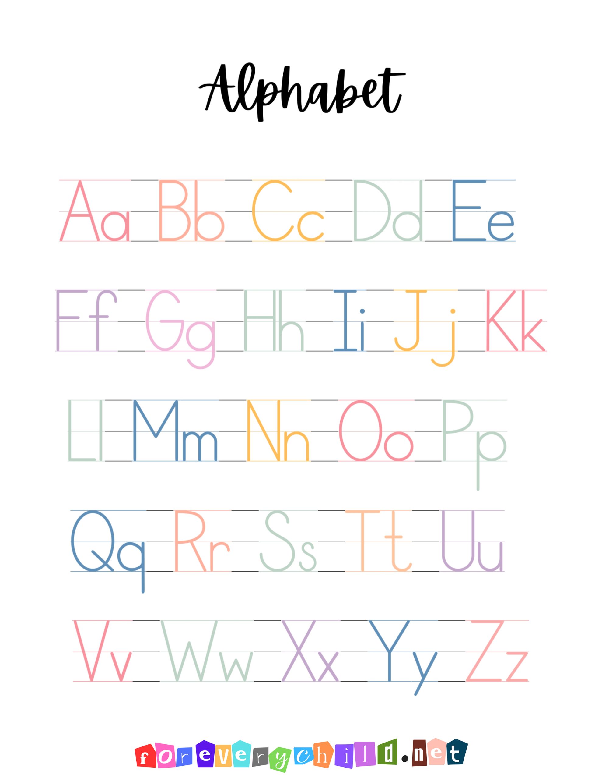 The Alphabet Poster