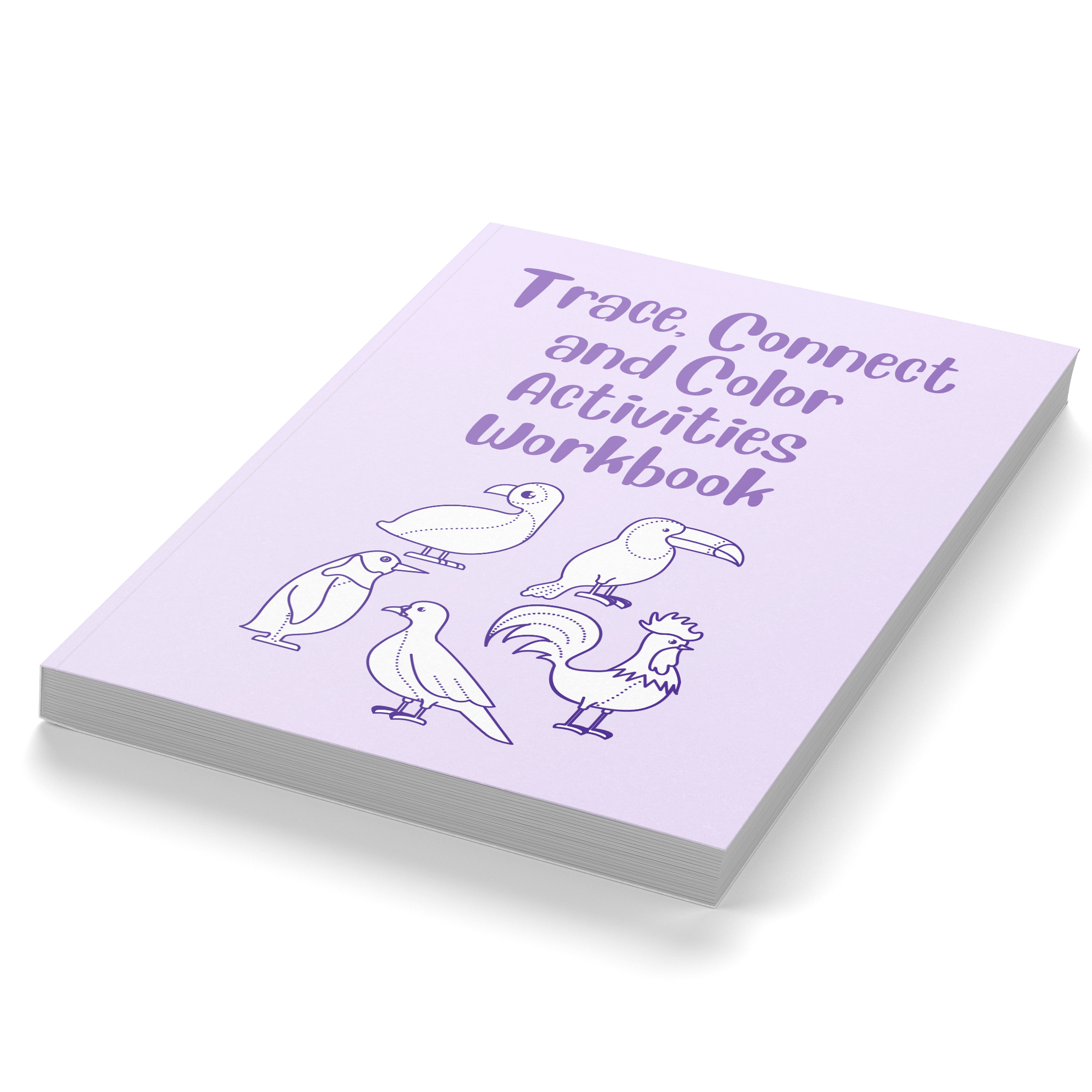 Trace, Connect and Color Activities Workbook