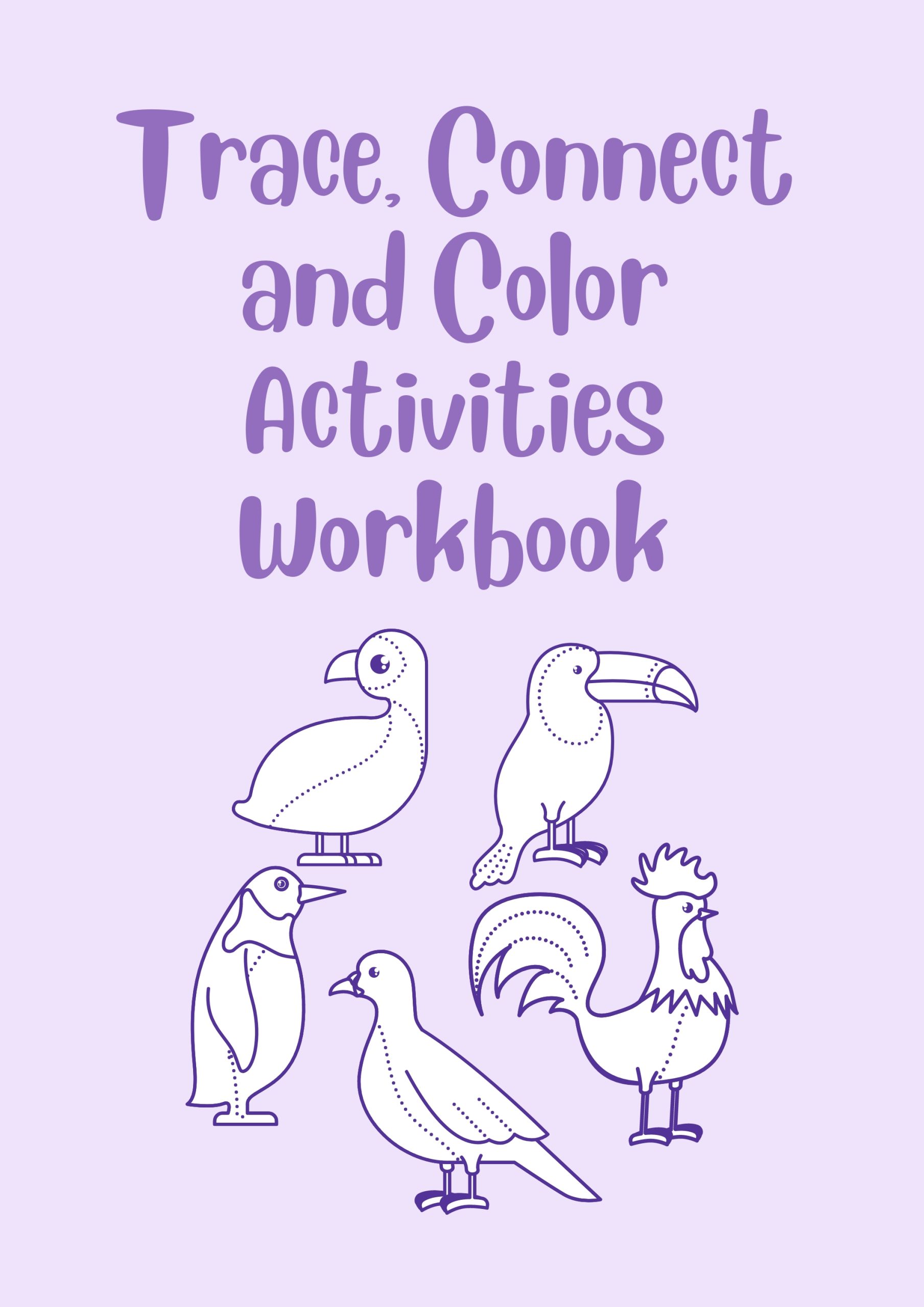 Trace, Connect and Color Activities Workbook