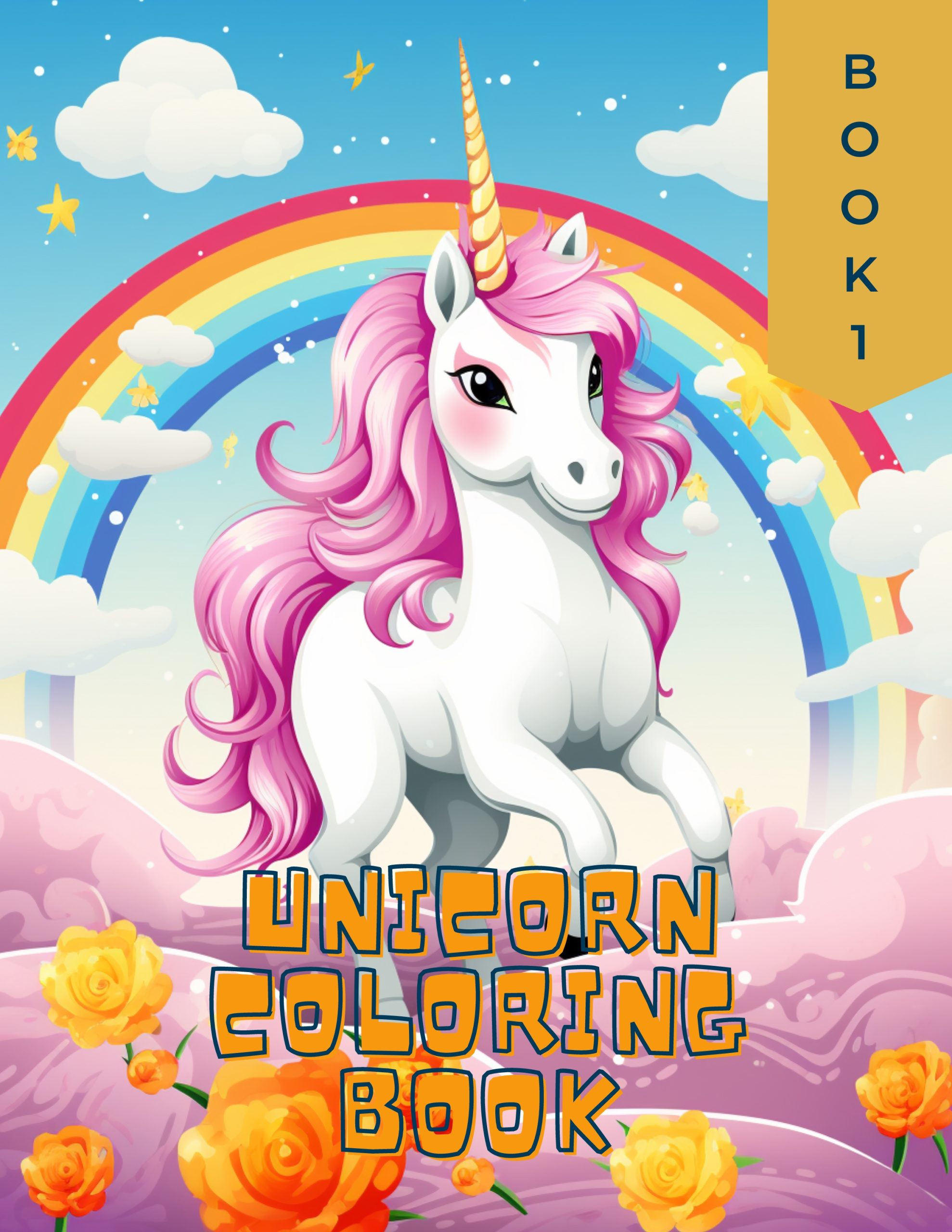 Unicorn Coloring Book for Kids 1
