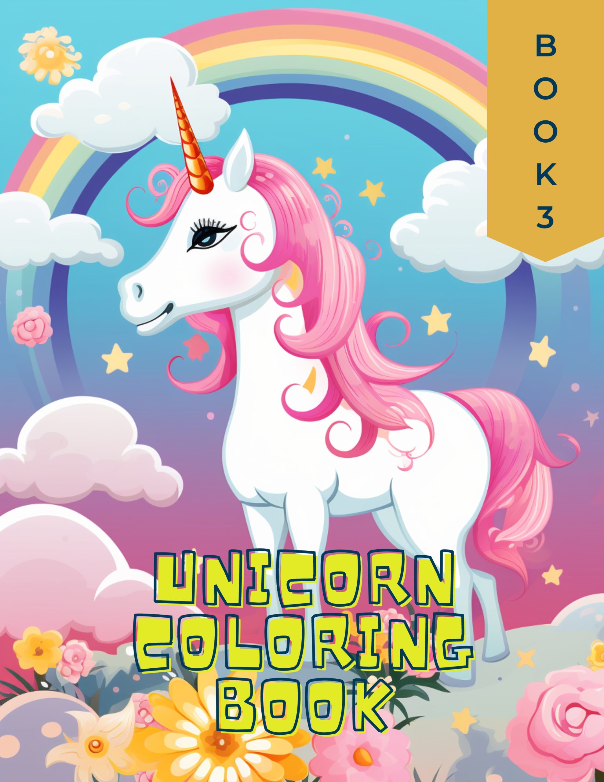 Unicorn Coloring Book for Kids 3