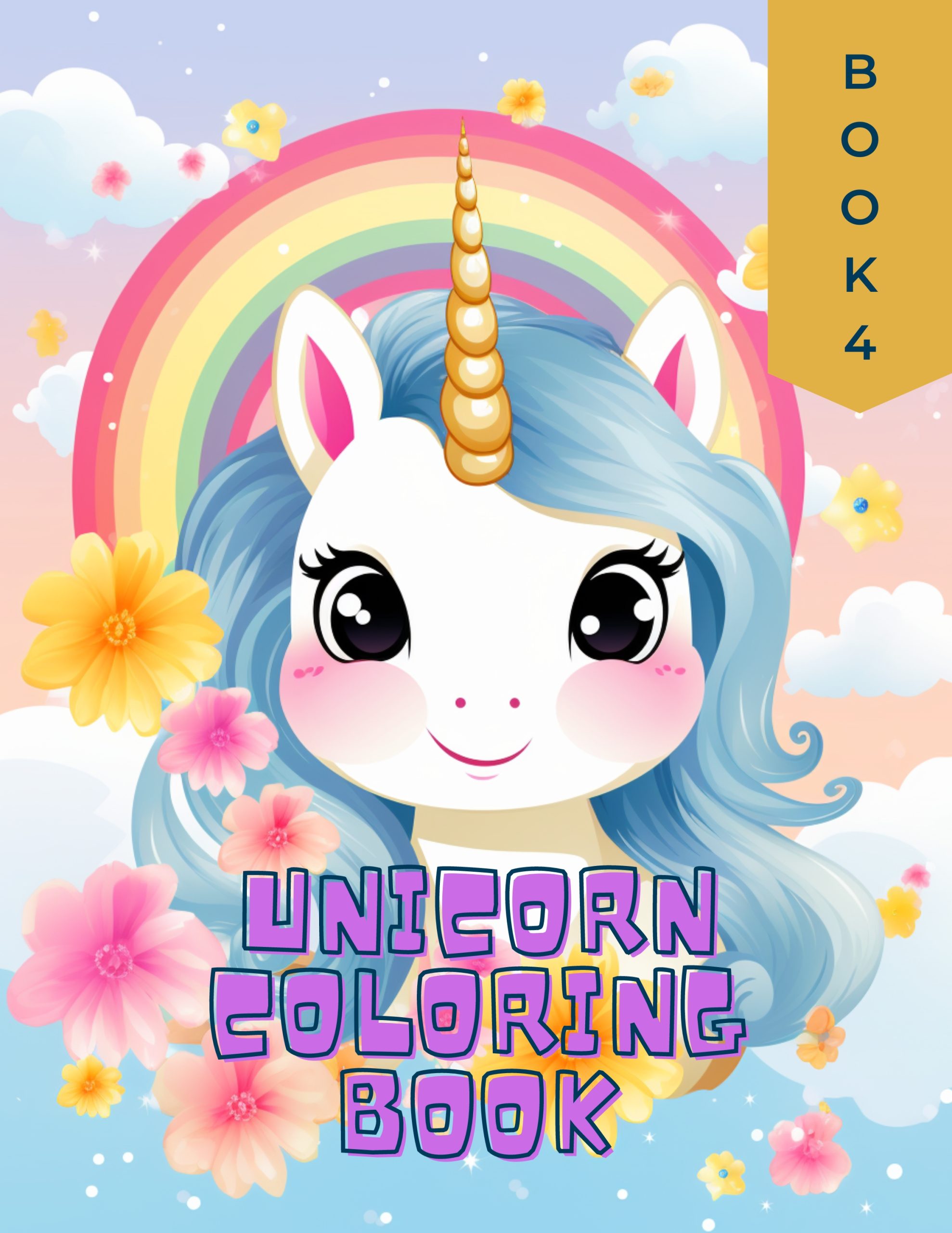 Unicorn Coloring Book for Kids 4