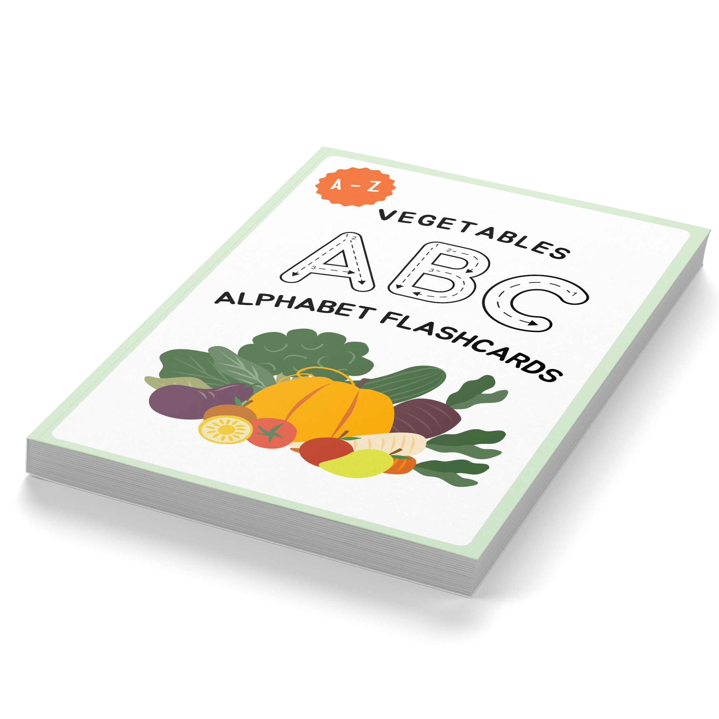 Vegetable Alphabet Flashcards