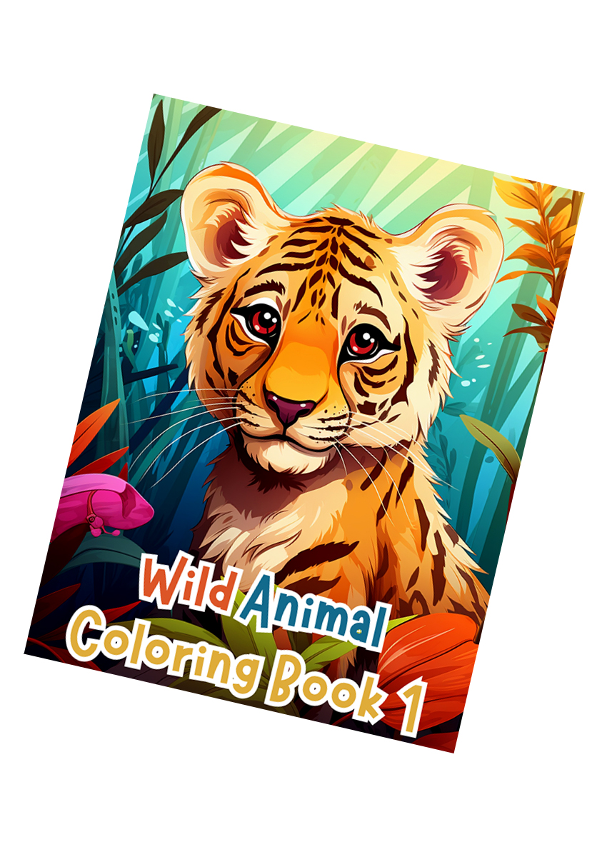 Wild Animal Coloring Book 1