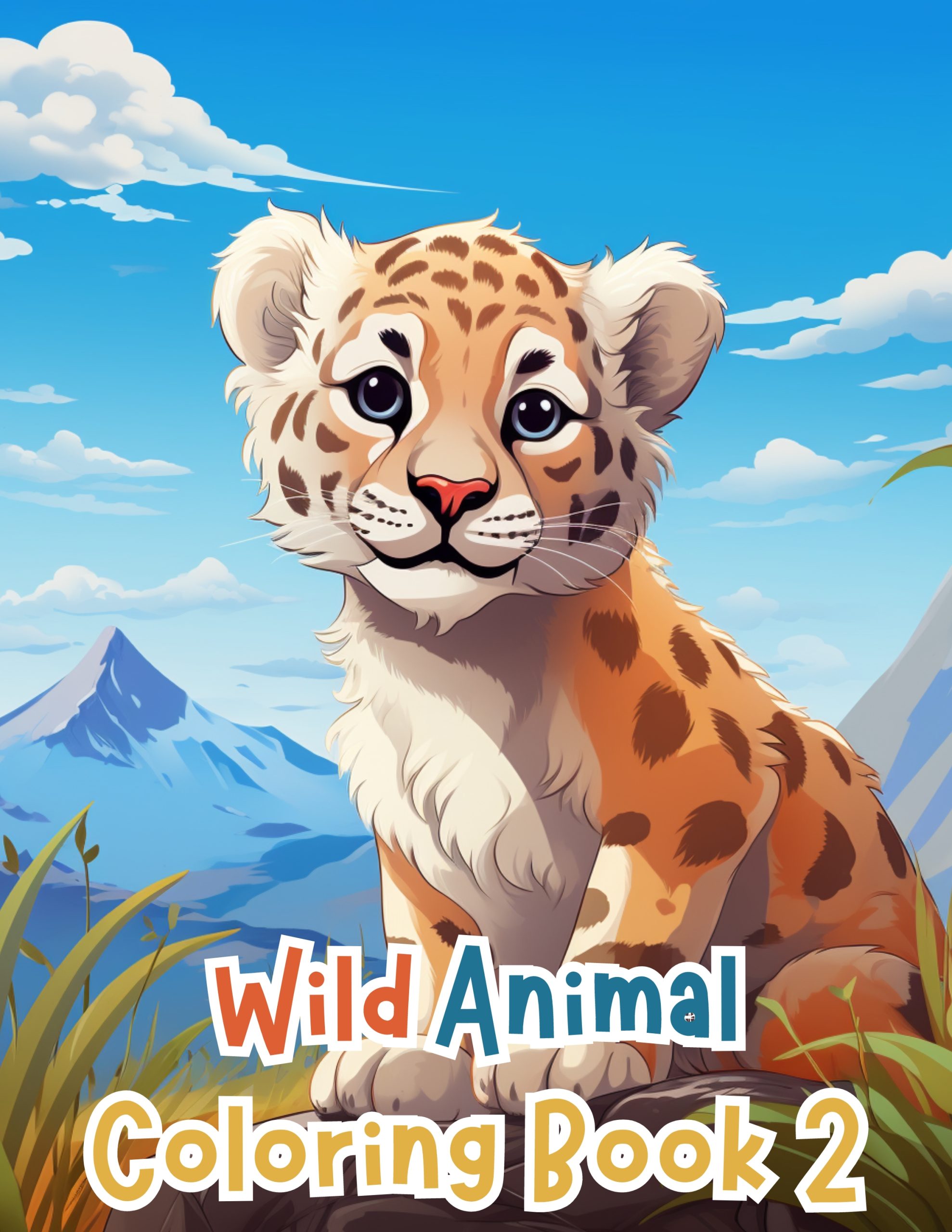 Wild Animal Coloring Book 2