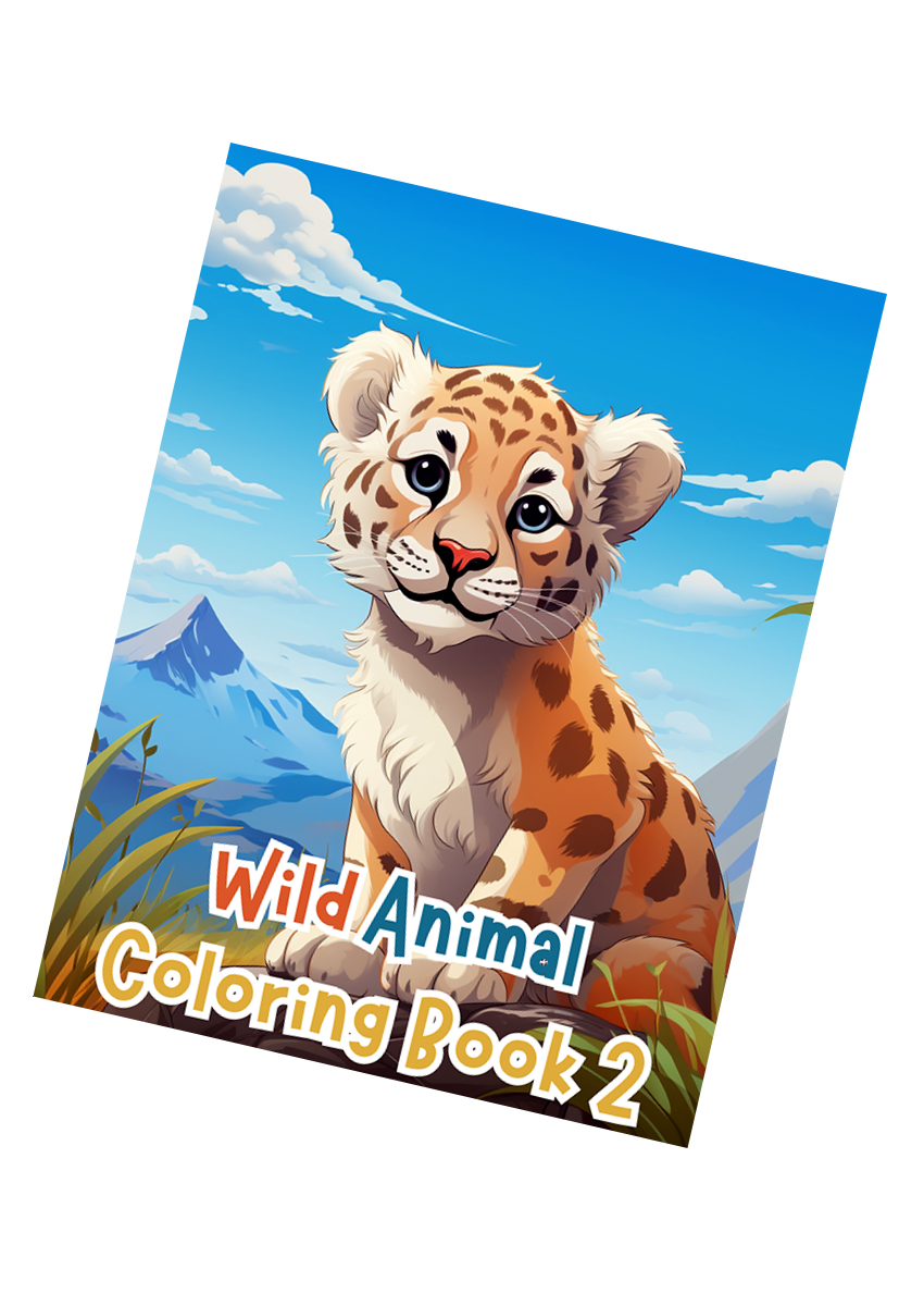 Wild Animal Coloring Book 2