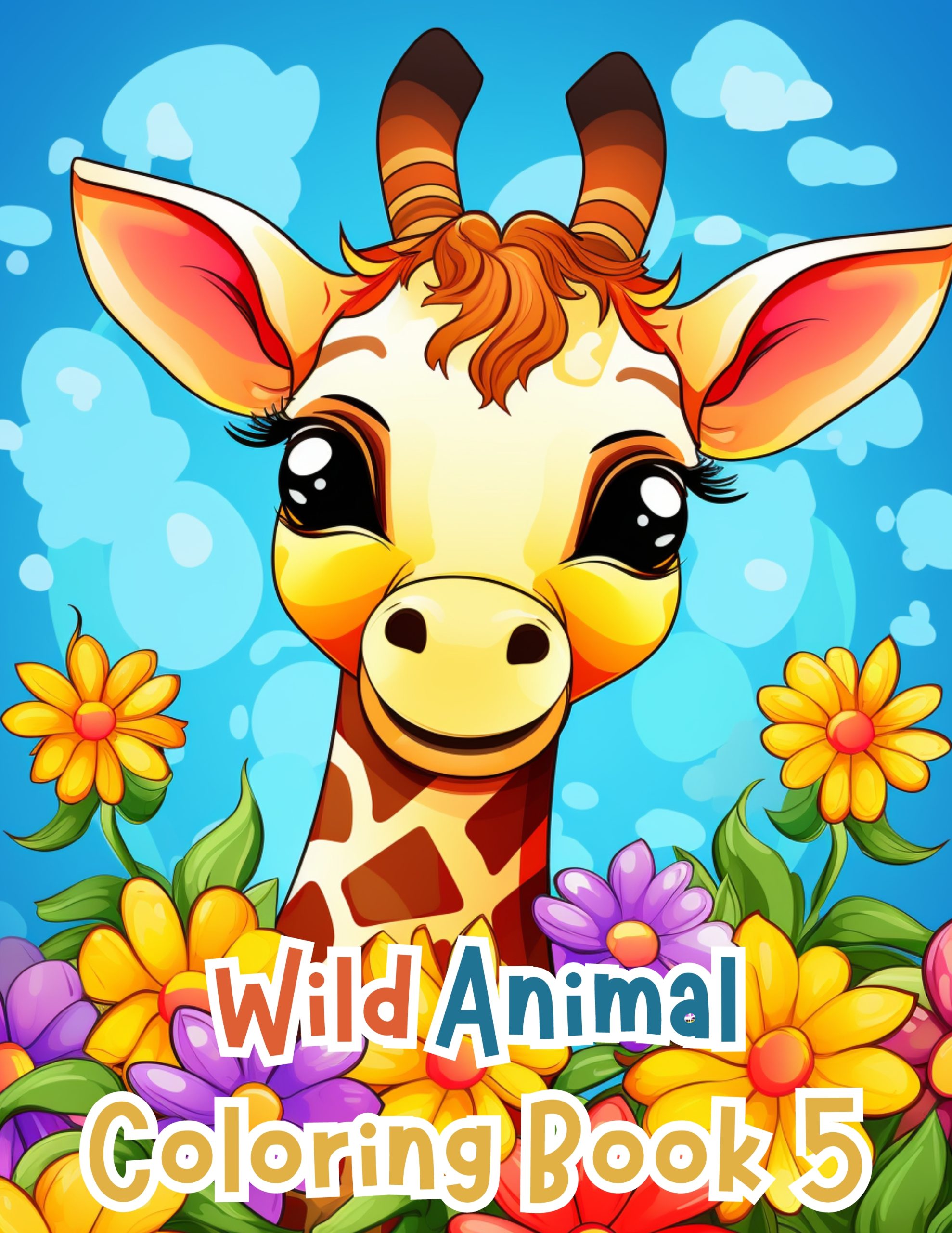 Wild Animal Coloring Book 5