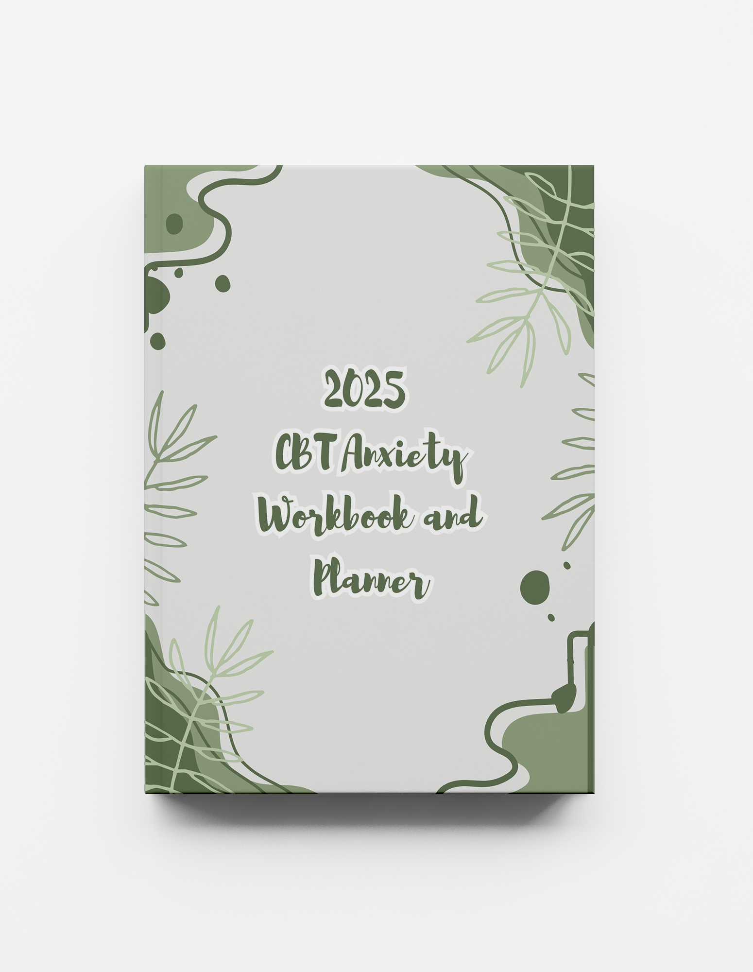 2025 CBT Anxiety Workbook and Planner