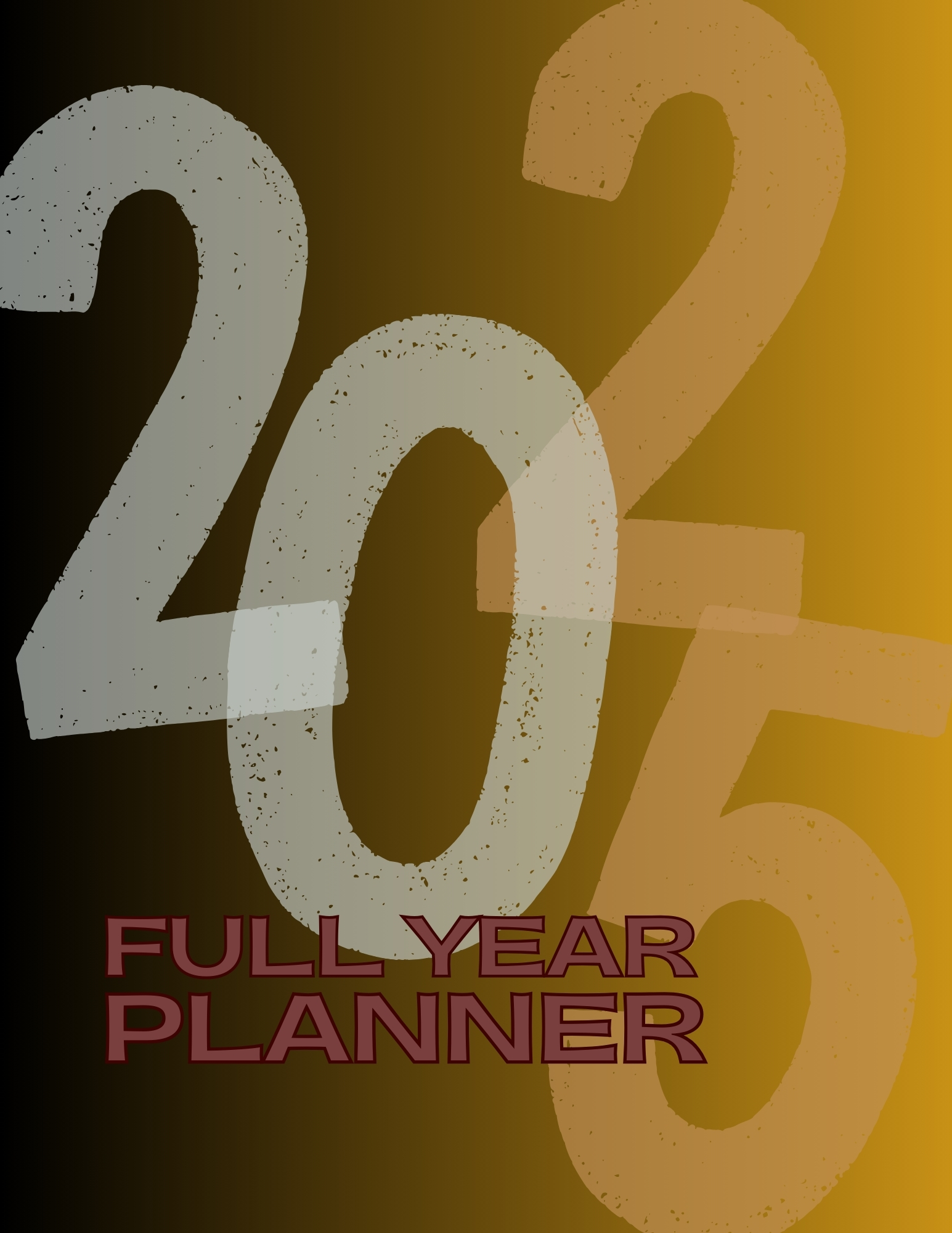 2025 Full Year Dated Planner