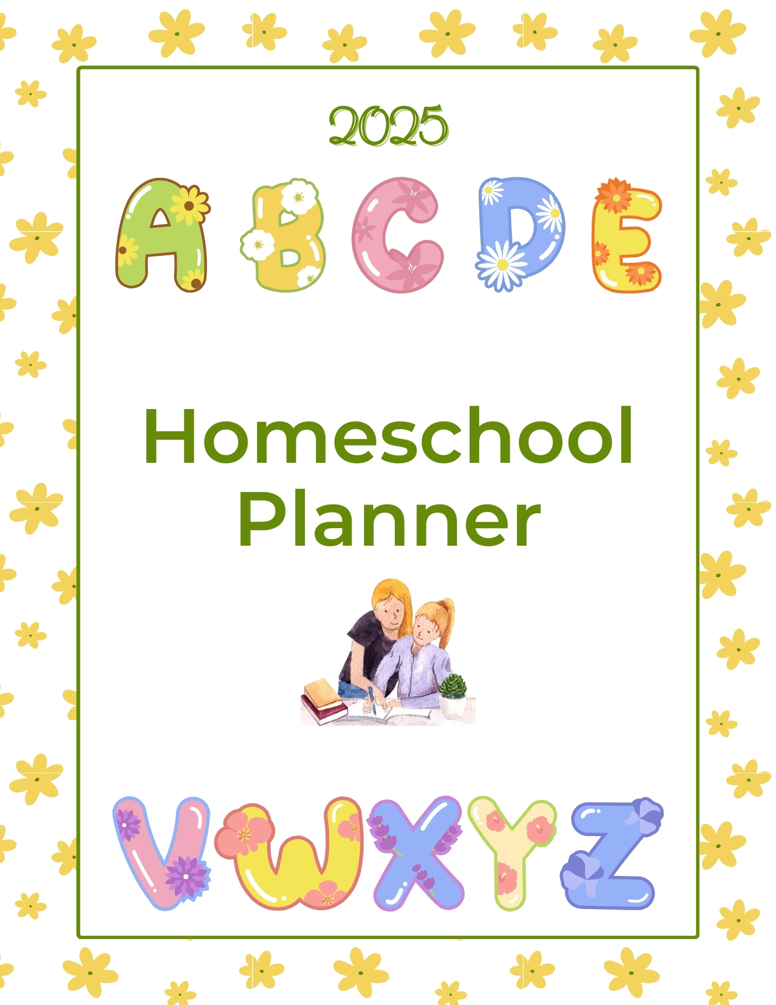 2025 Home School Planner