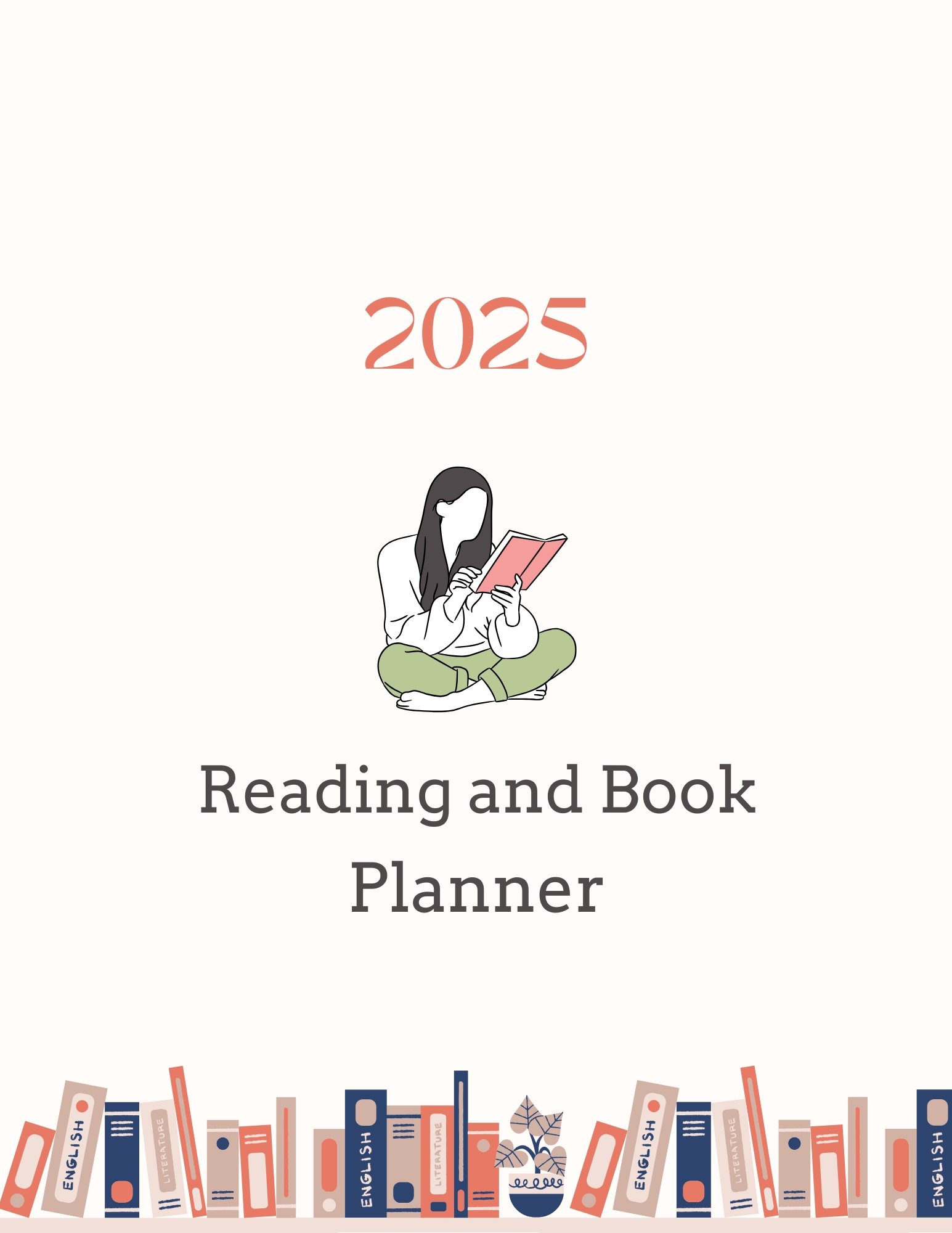 2025 Reading and Book Planner