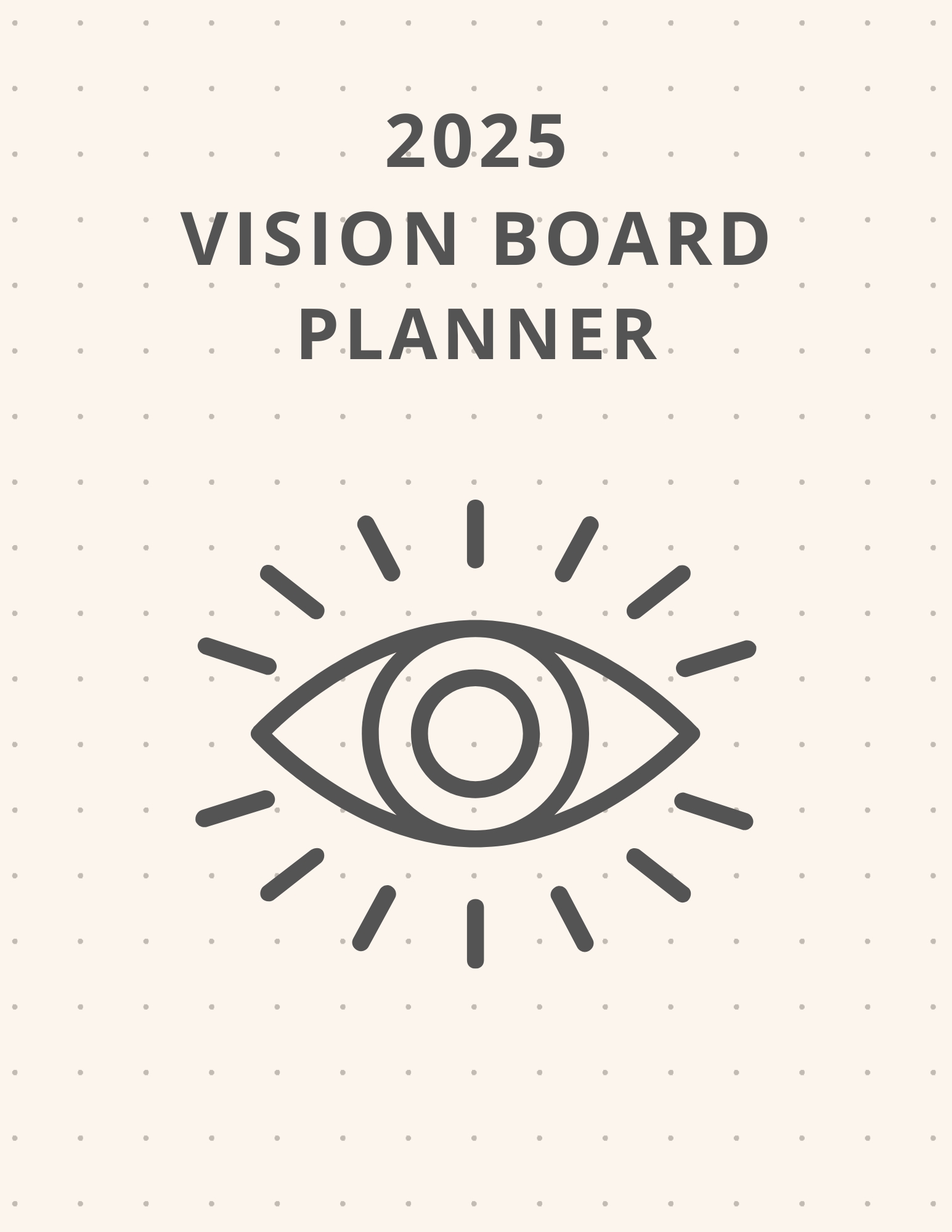 2025 Vision Board Planner