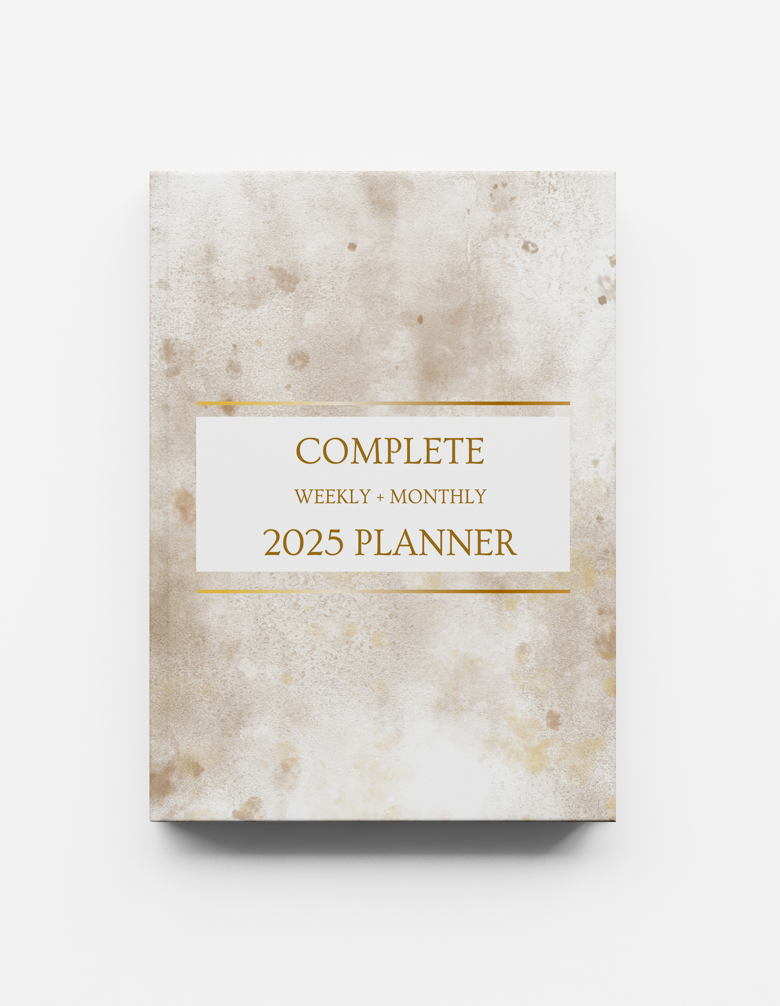 2025 Weekly and Monthly Planner
