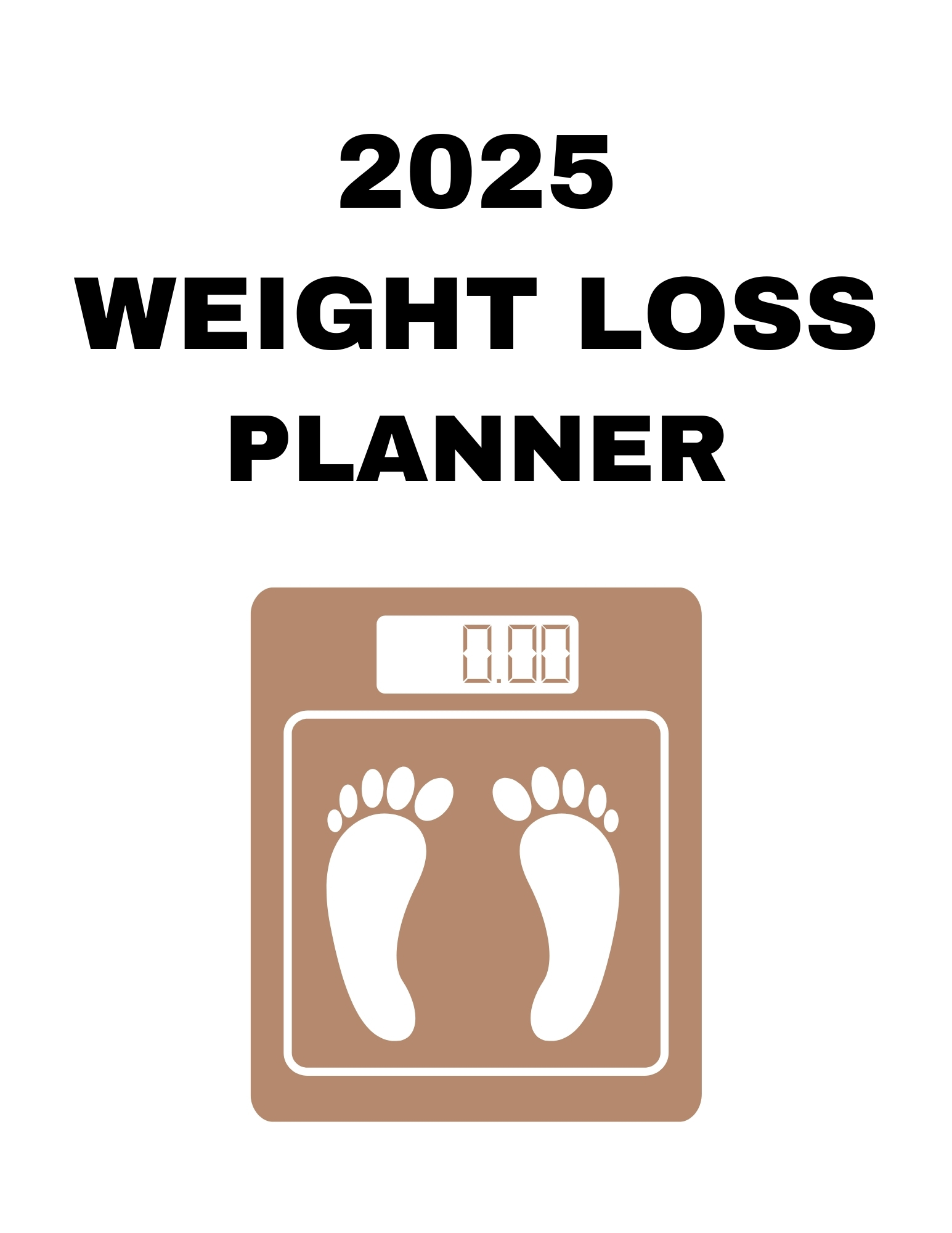 2025 Weight Loss Planner for Women