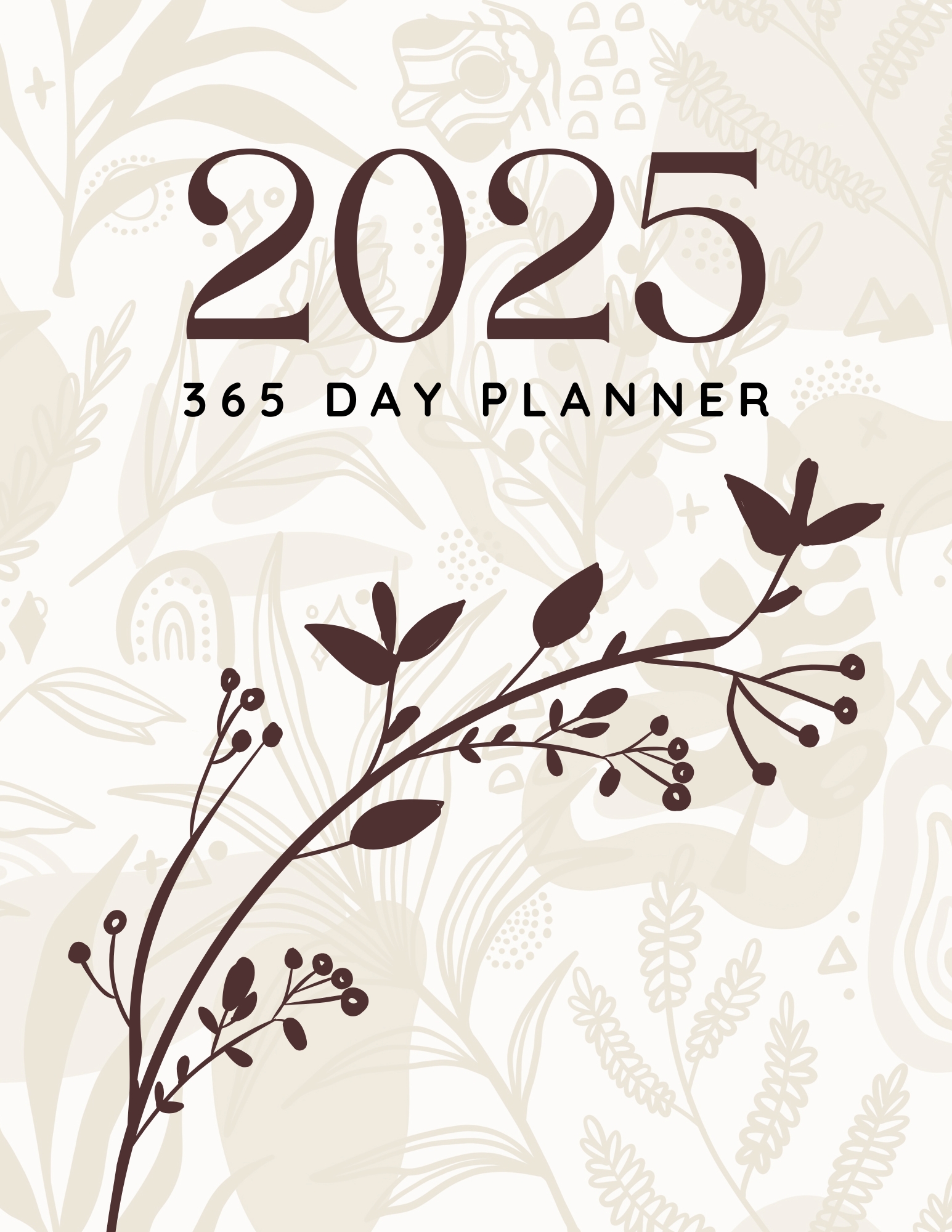 365 Days 2025 Planner B