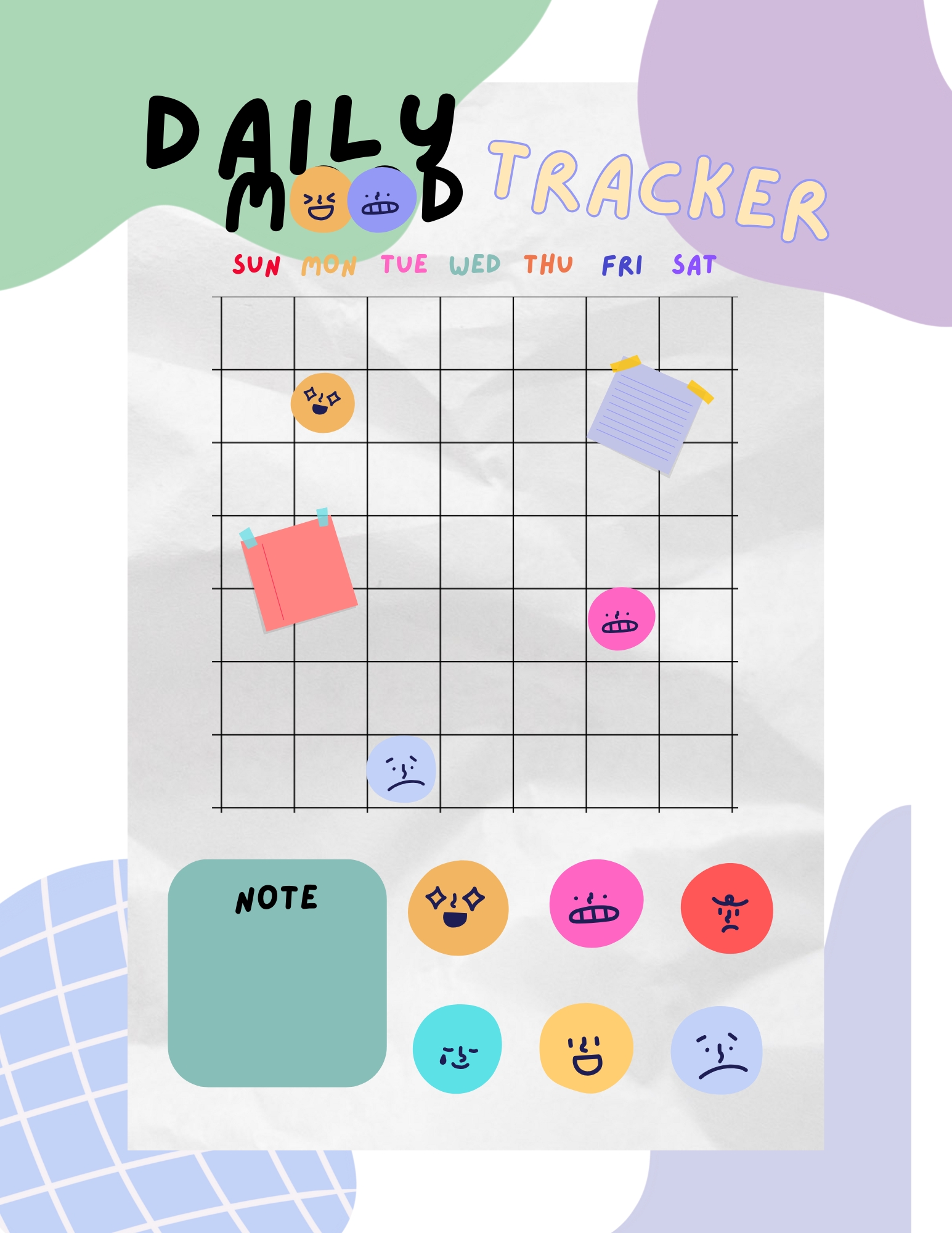 Daily Mood Tracker Journal