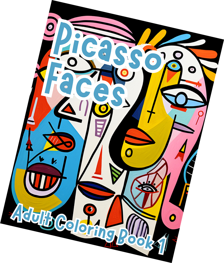 Picasso Faces Coloring for Adults Book 1