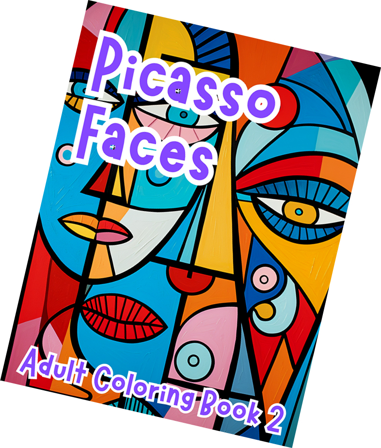 Picasso Faces Coloring for Adults Book 2