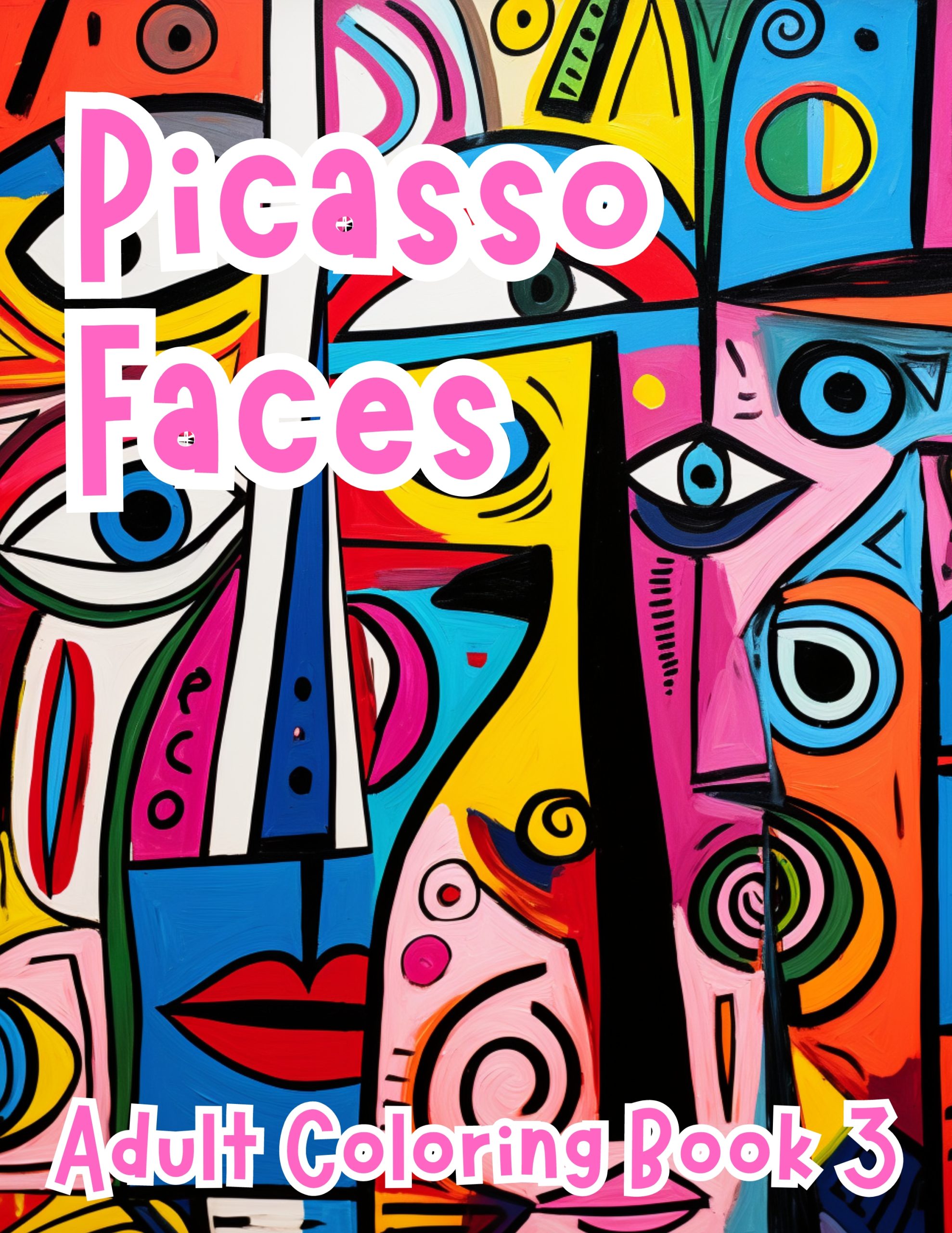 Picasso Faces Coloring for Adults Book 3